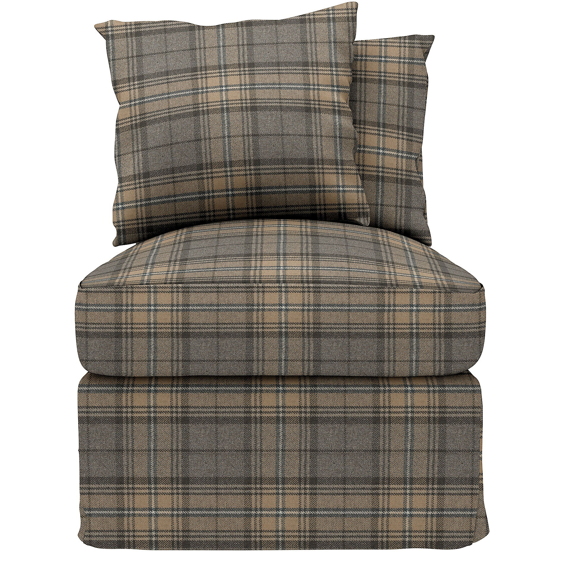 IKEA - Grönlid 1 seat section cover , Bark Brown, Wool - Bemz
