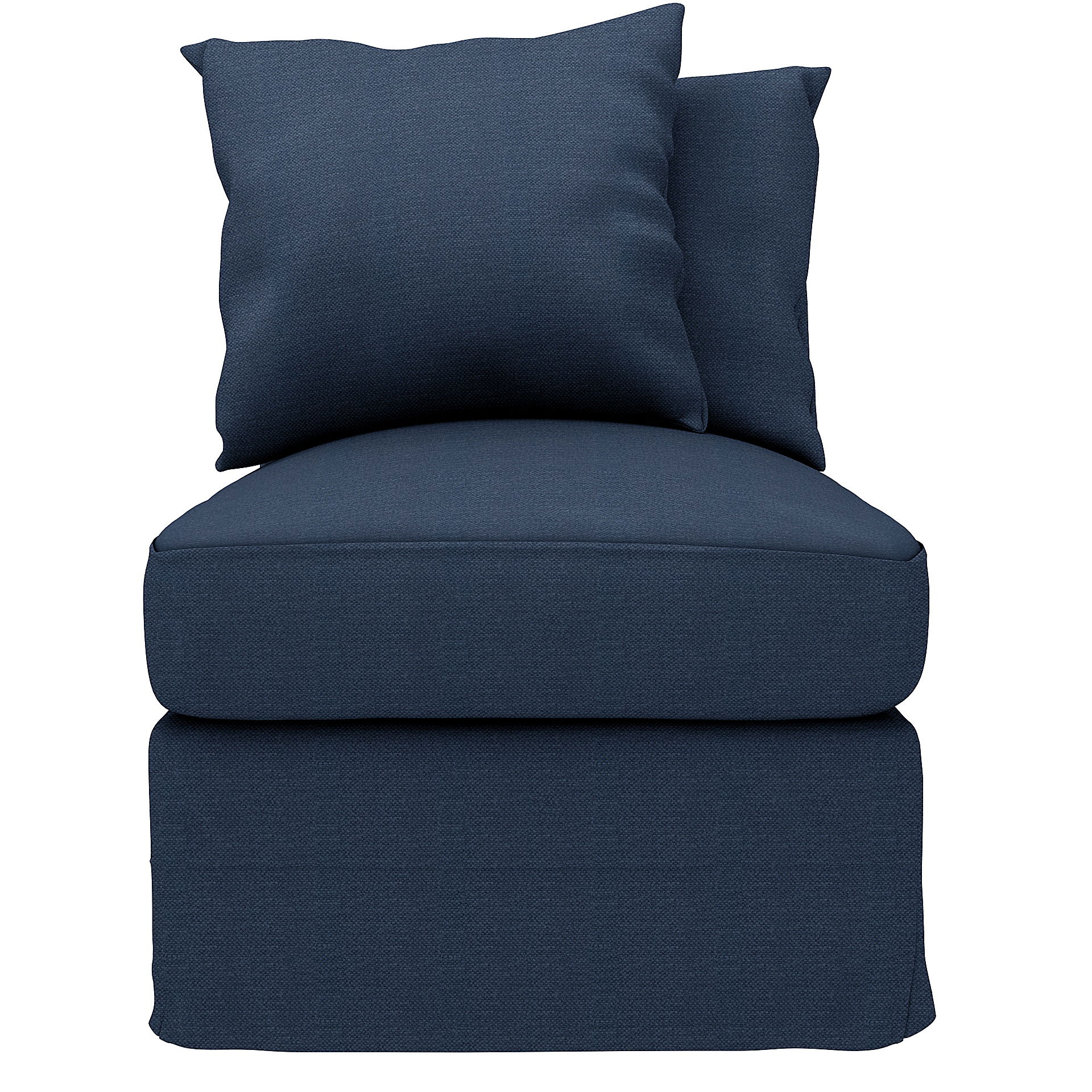 IKEA - Överdrag till Grönlid 1-sitssektion, Navy Blue, Linne - Bemz