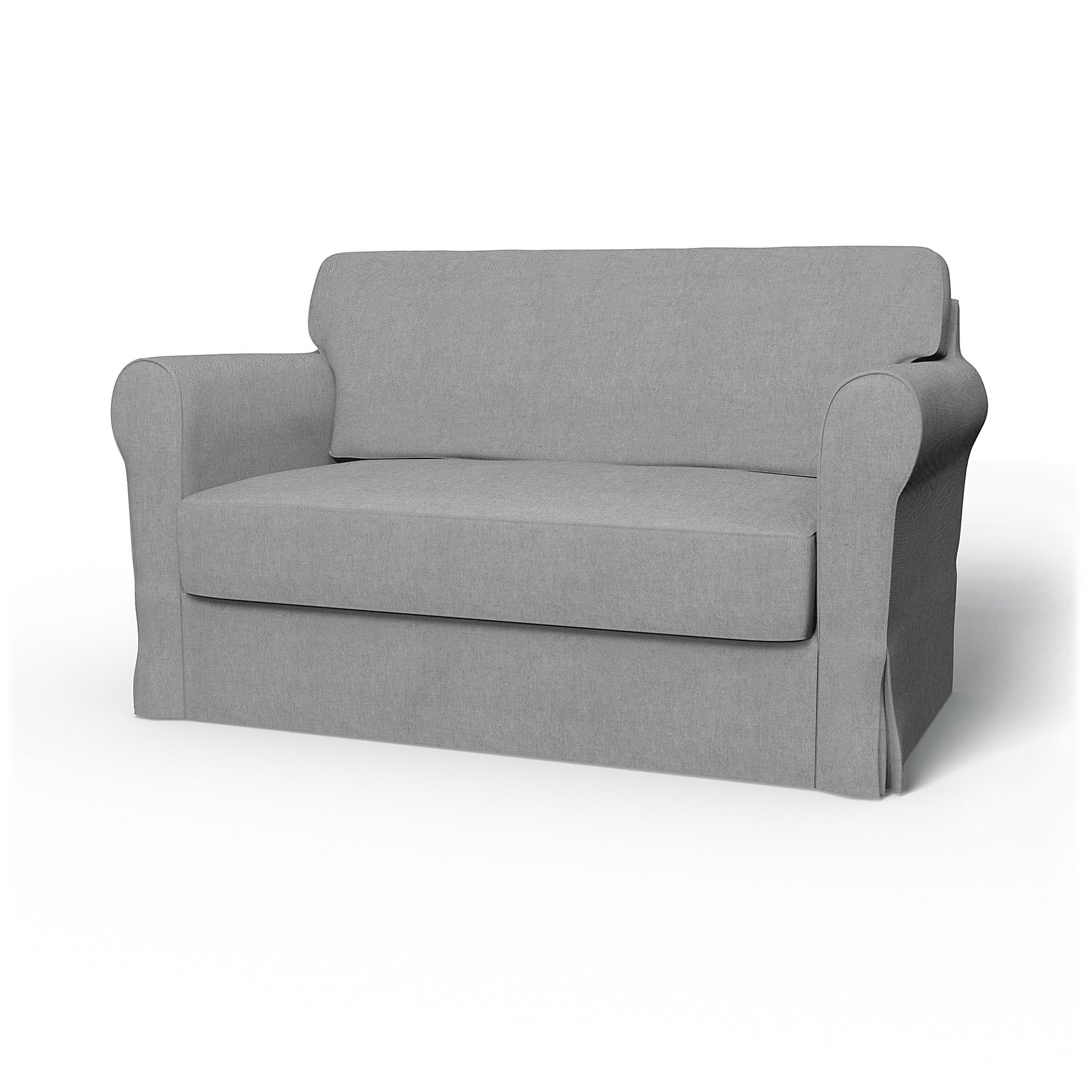 IKEA - Hagalund Sofa Bed Cover, Graphite, Linen - Bemz