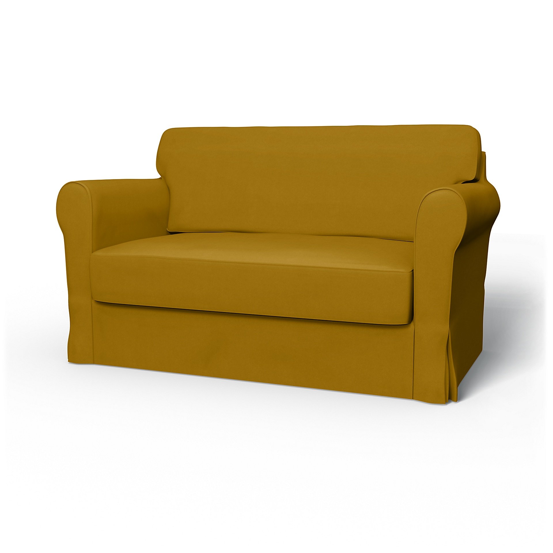 IKEA - Hagalund Sofa Bed Cover, Dijon, Velvet - Bemz