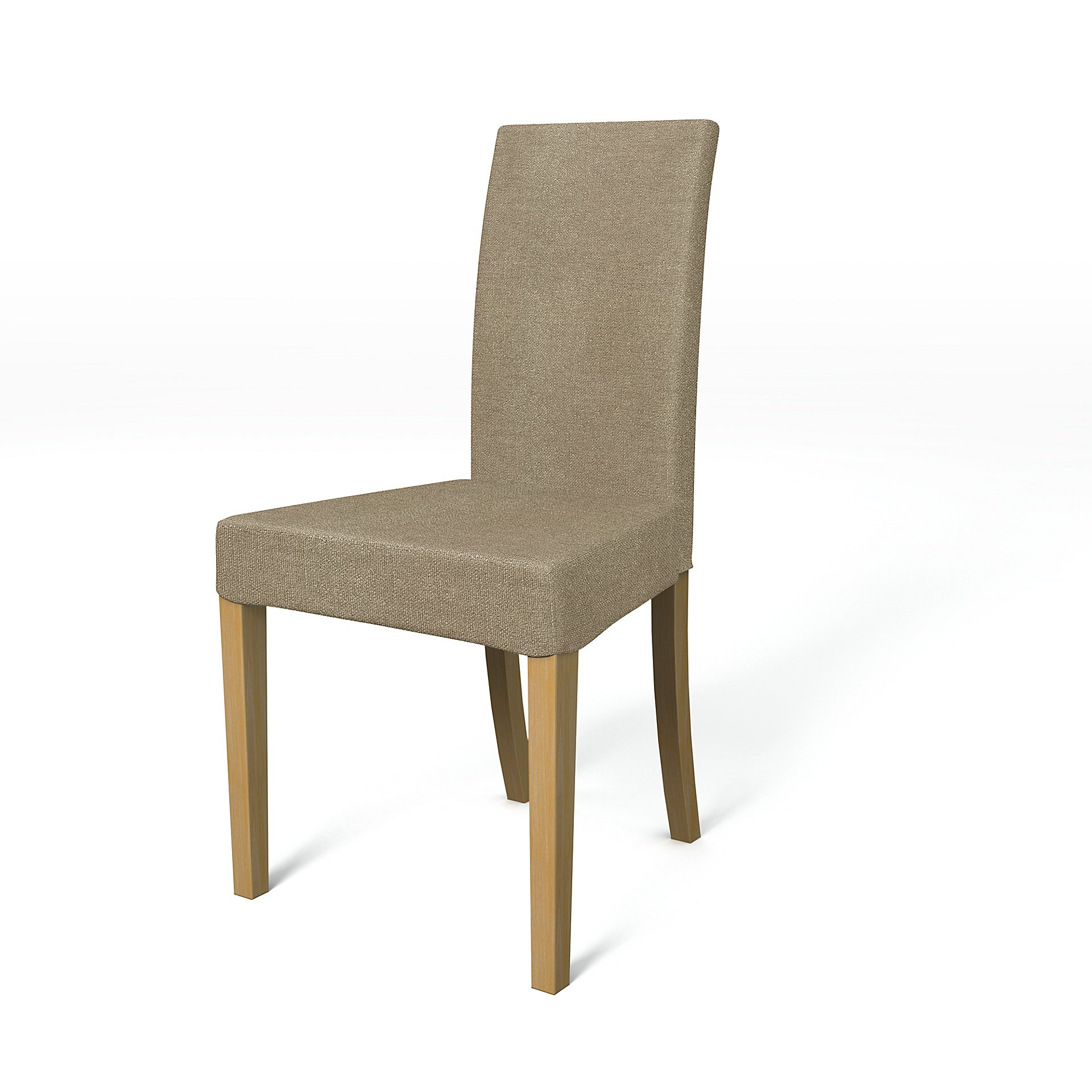 IKEA - Harry Dining Chair Cover, Pebble, Boucle & Texture - Bemz