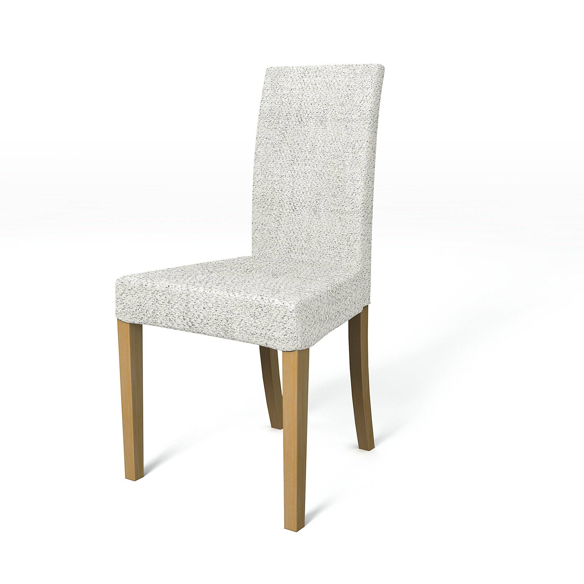 IKEA - Harry Dining Chair Cover, Ivory, Boucle & Texture - Bemz