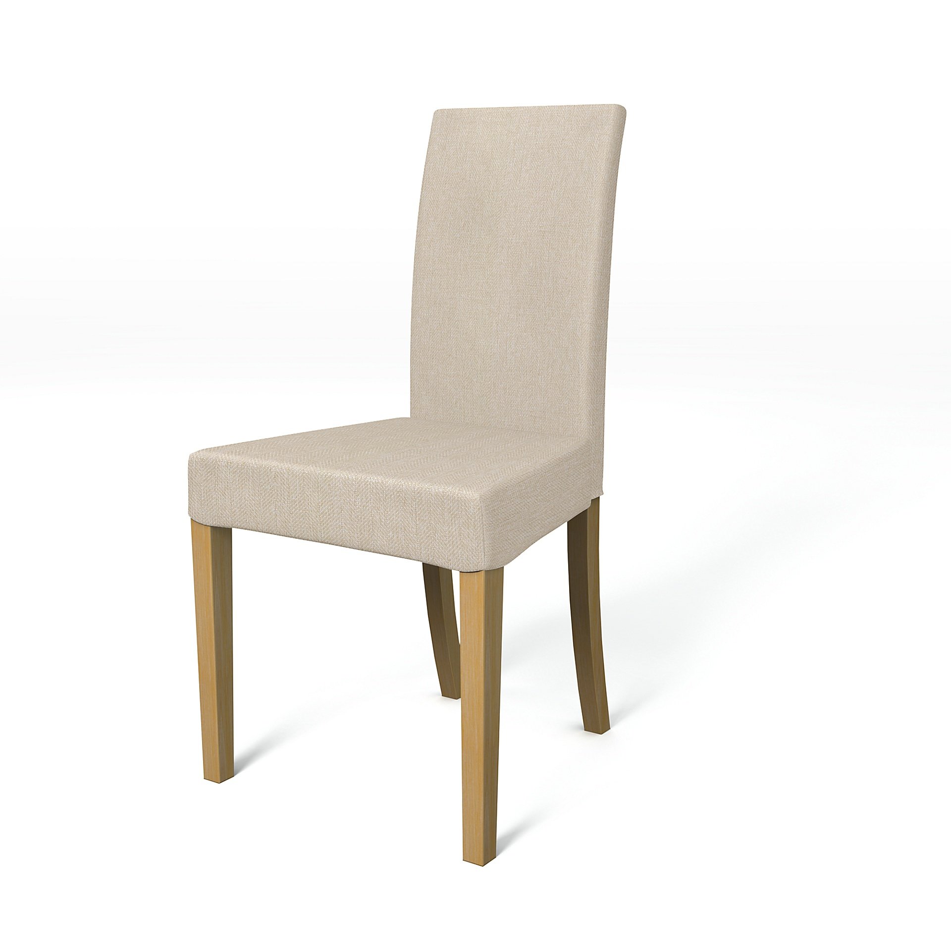 IKEA - Harry Dining Chair Cover, Natural, Boucle & Texture - Bemz