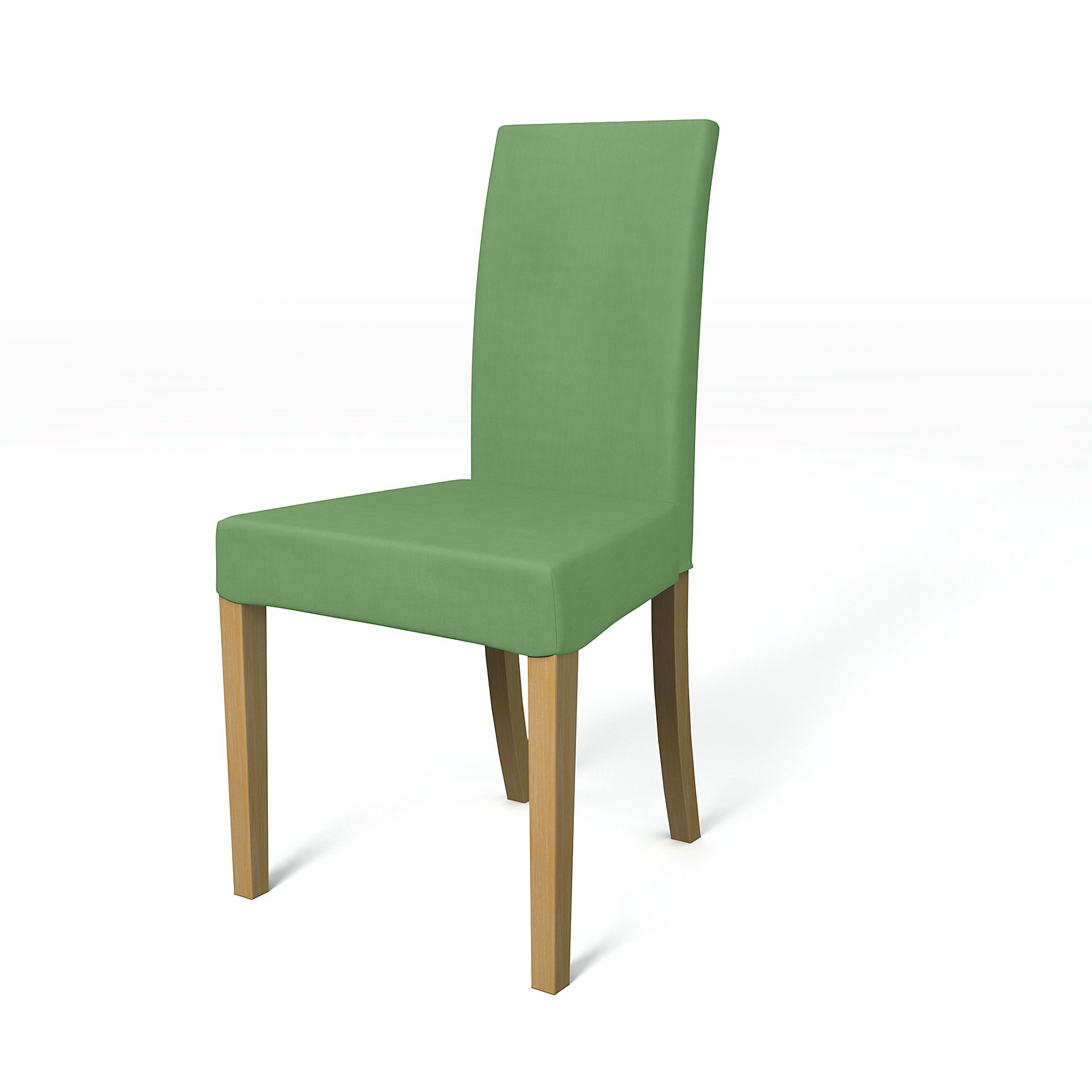 IKEA - Harry Dining Chair Cover, Apple Green, Linen - Bemz
