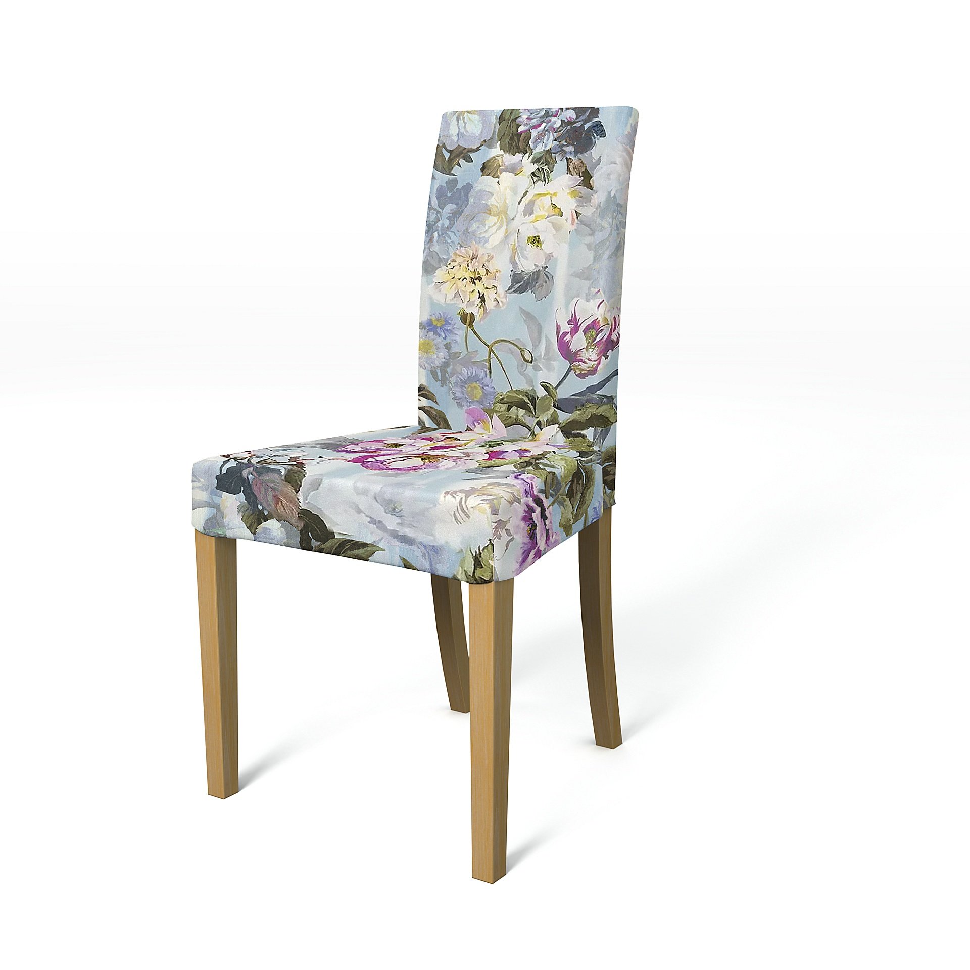 IKEA - Harry Dining Chair Cover, Sky, Linen - Bemz
