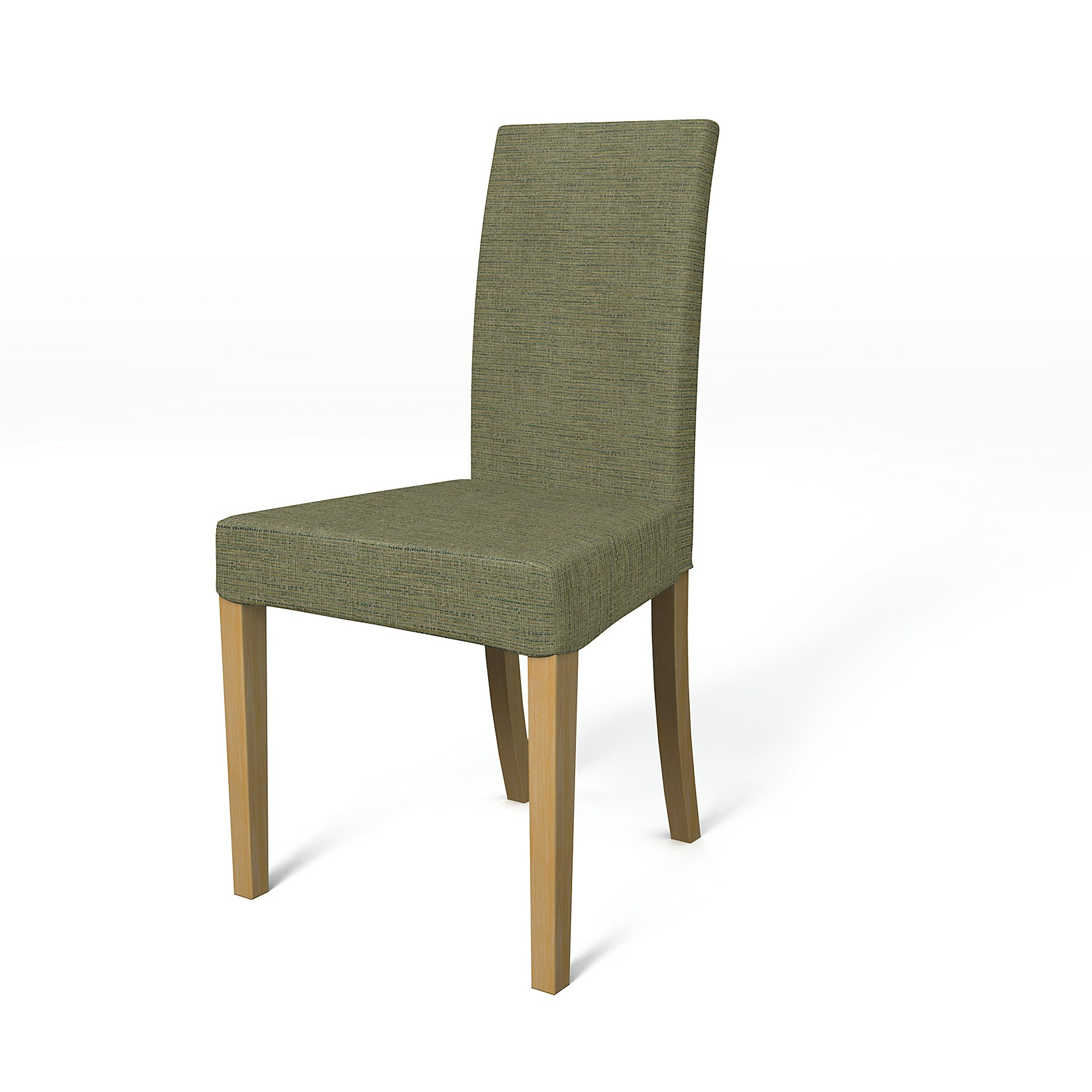 IKEA - Harry Dining Chair Cover, Meadow Green, Boucle & Texture - Bemz