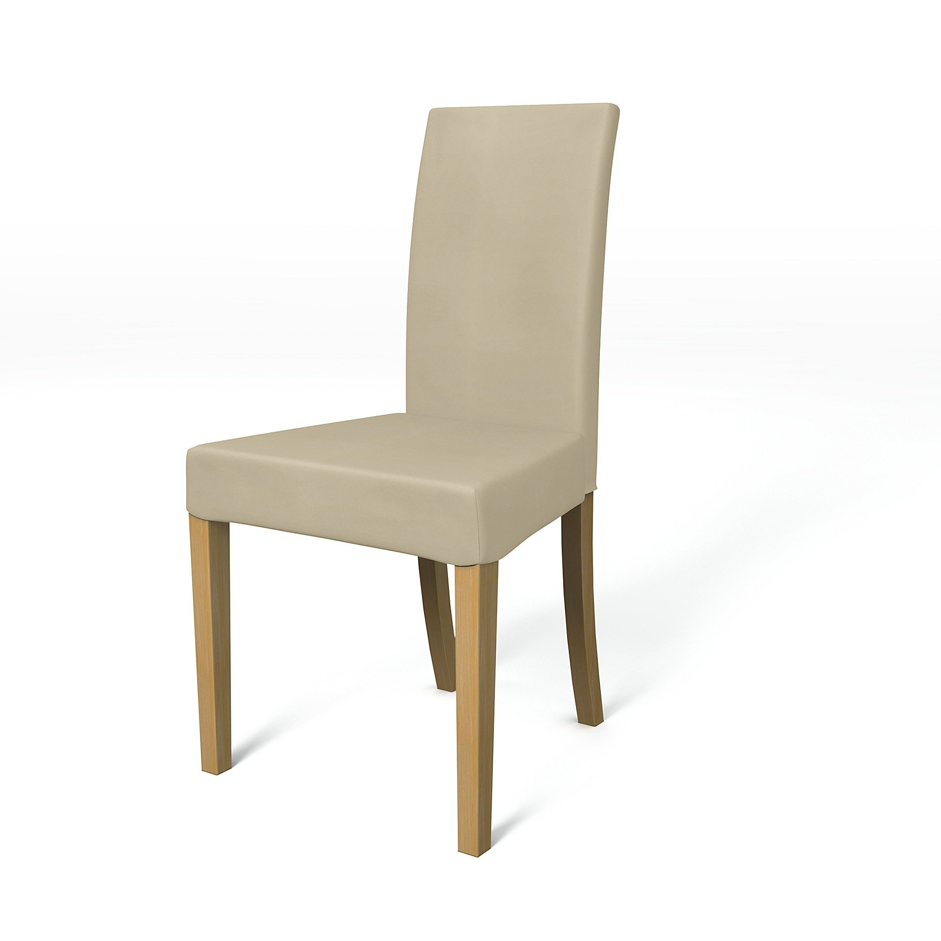 IKEA - Harry Dining Chair Cover, Sand Beige, Cotton - Bemz
