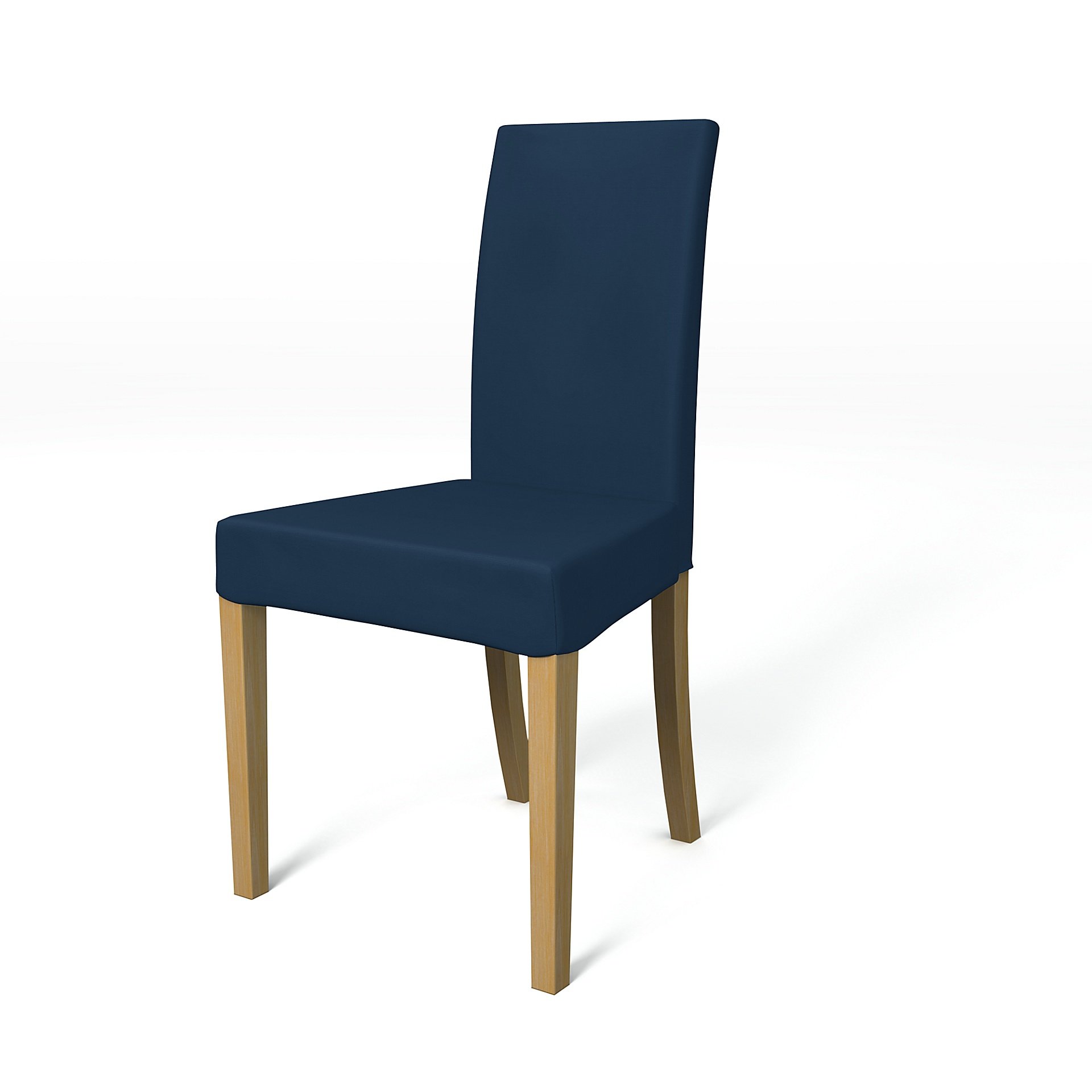 IKEA - Harry Dining Chair Cover, Deep Navy Blue, Cotton - Bemz