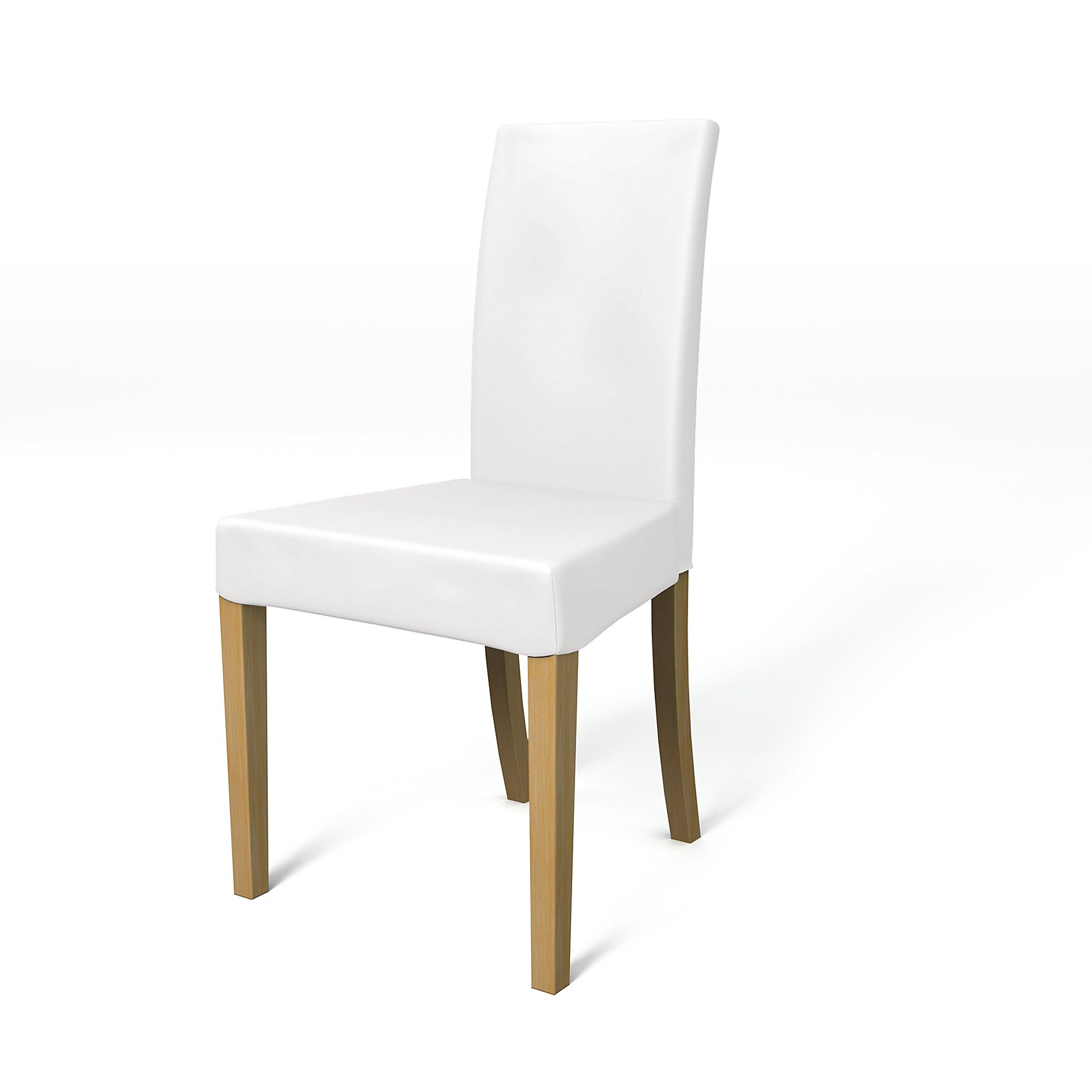 IKEA - Harry Dining Chair Cover, Absolute White, Cotton - Bemz