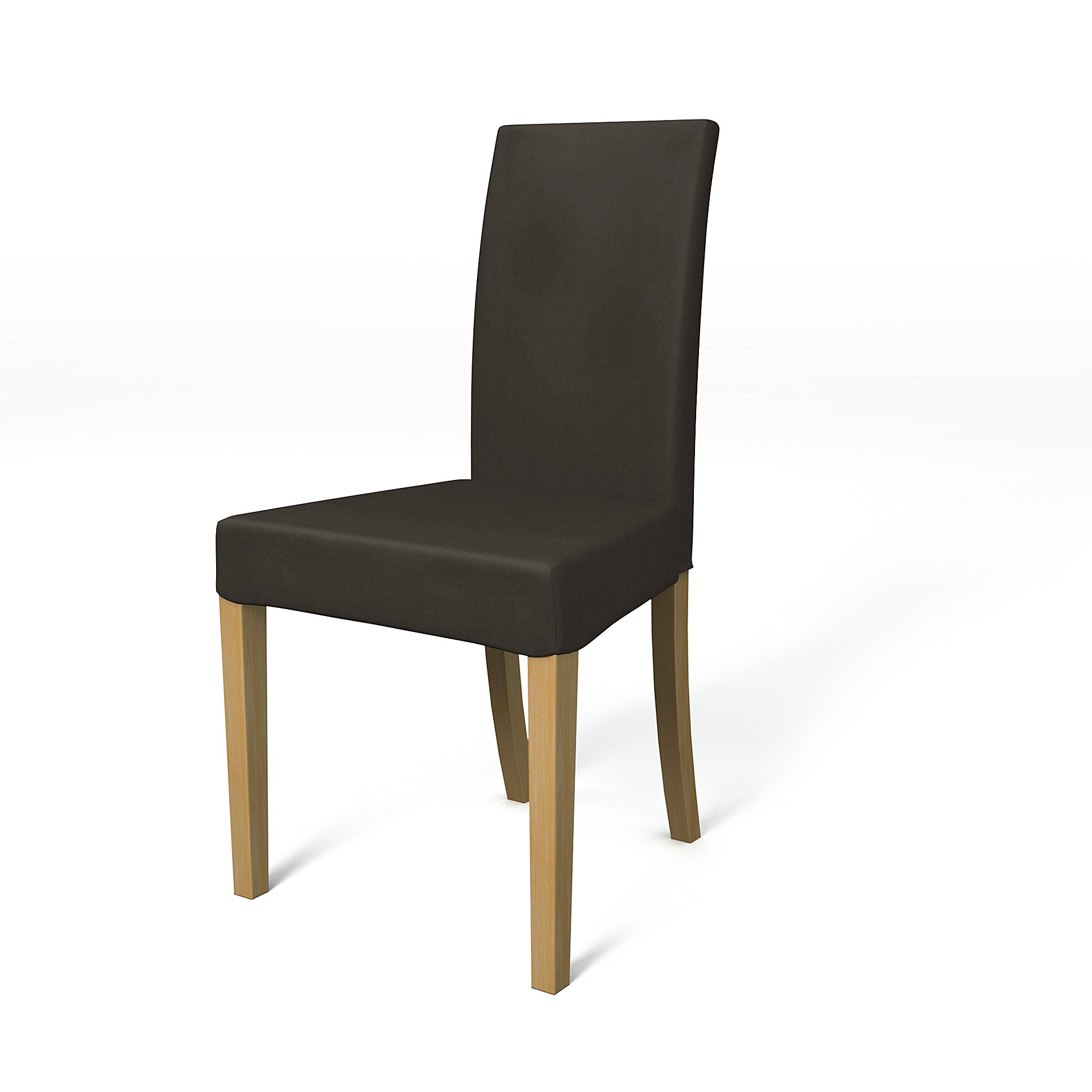 IKEA - Harry Dining Chair Cover, Licorice, Velvet - Bemz