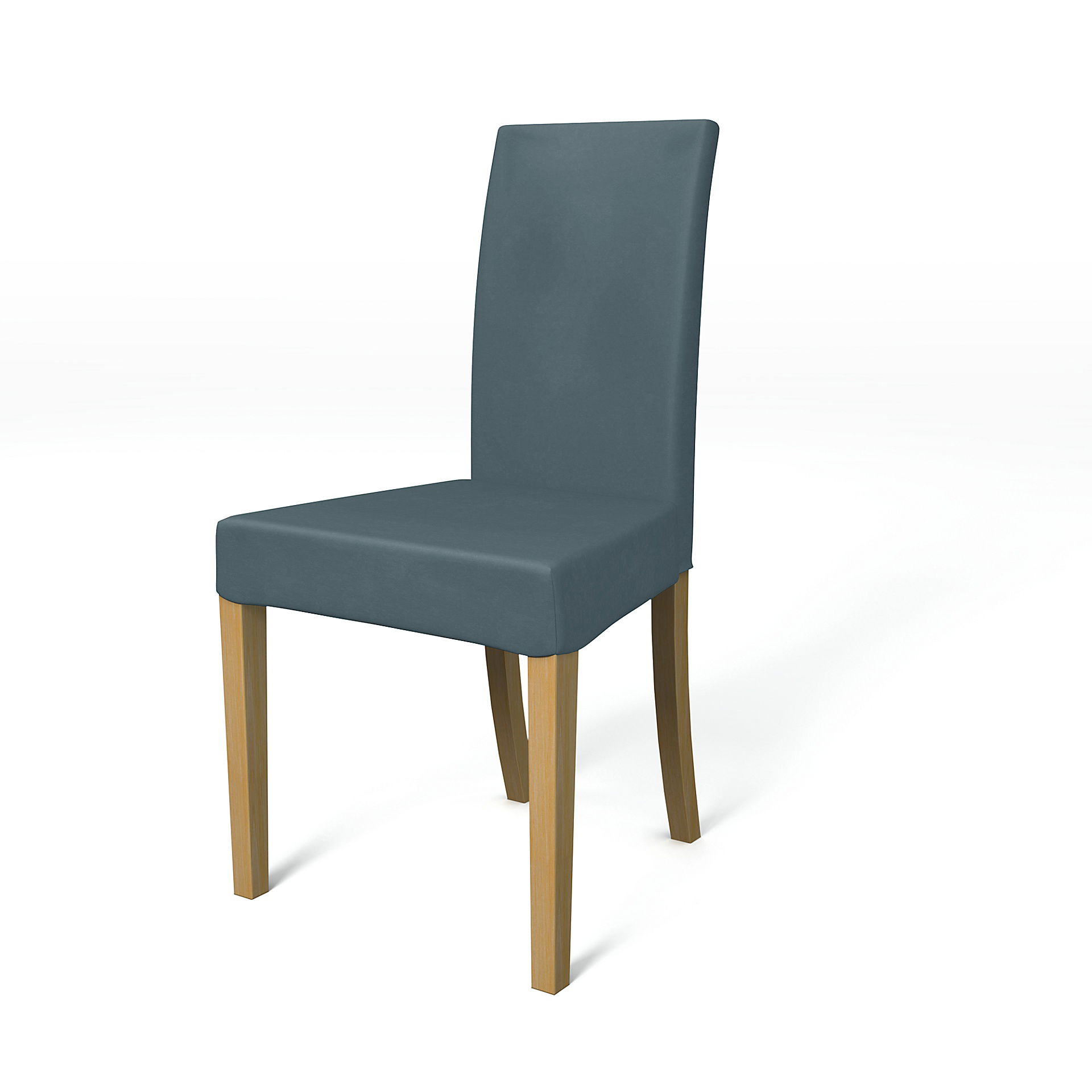 IKEA - Harry Dining Chair Cover, Duck Egg, Velvet - Bemz
