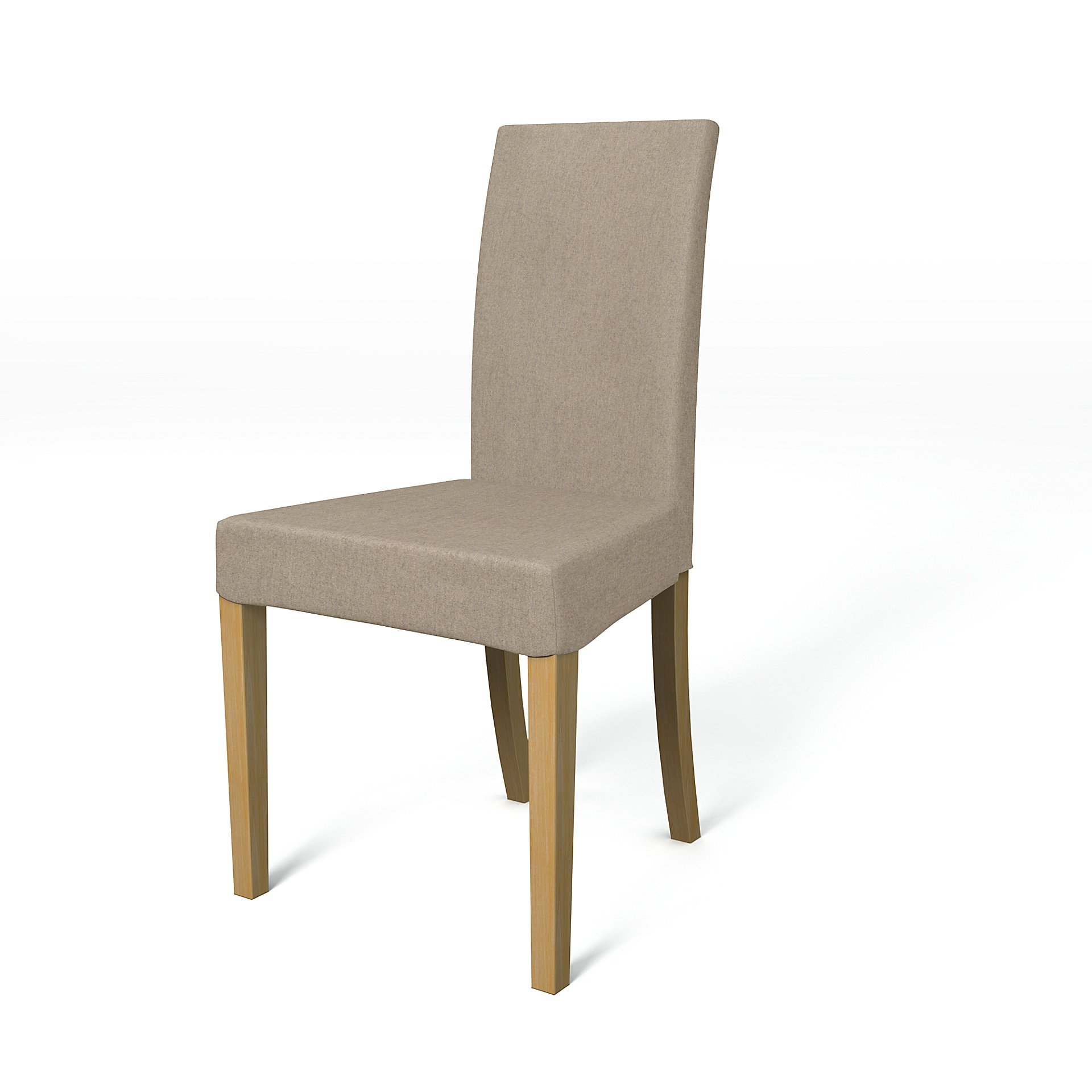 IKEA - Harry Dining Chair Cover, Birch, Wool - Bemz