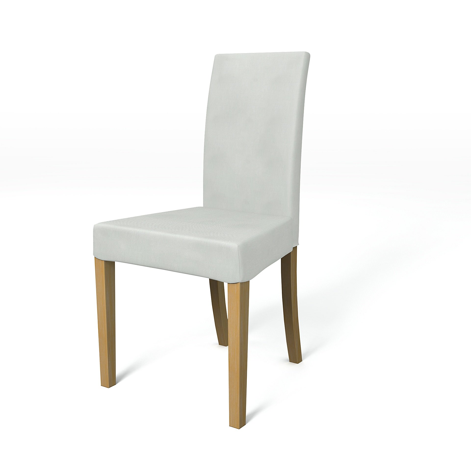 IKEA - Harry Dining Chair Cover, Silver Grey, Linen - Bemz