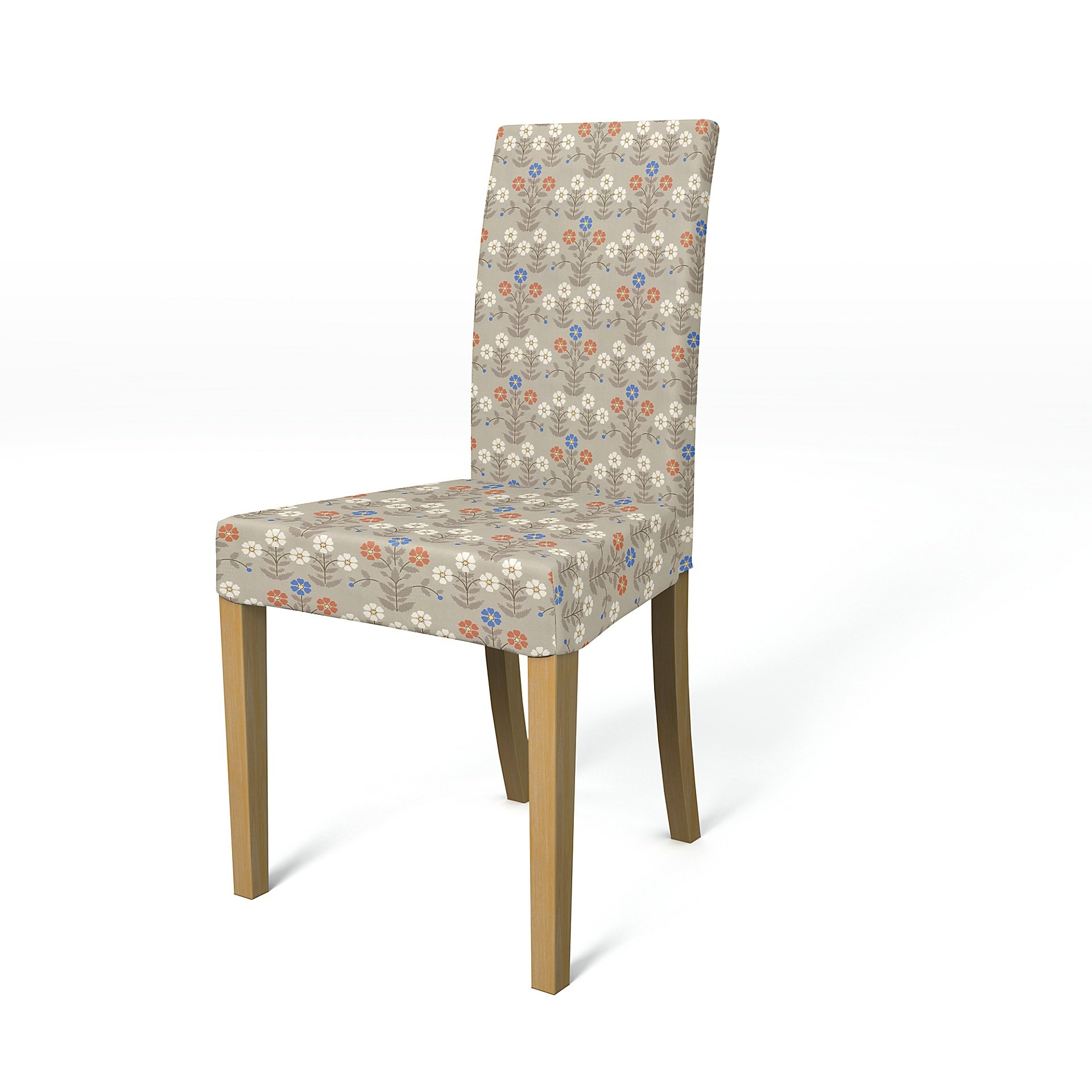 IKEA - Harry Dining Chair Cover, Sippor Blue/Orange, BEMZ x BORASTAPETER COLLECTION - Bemz