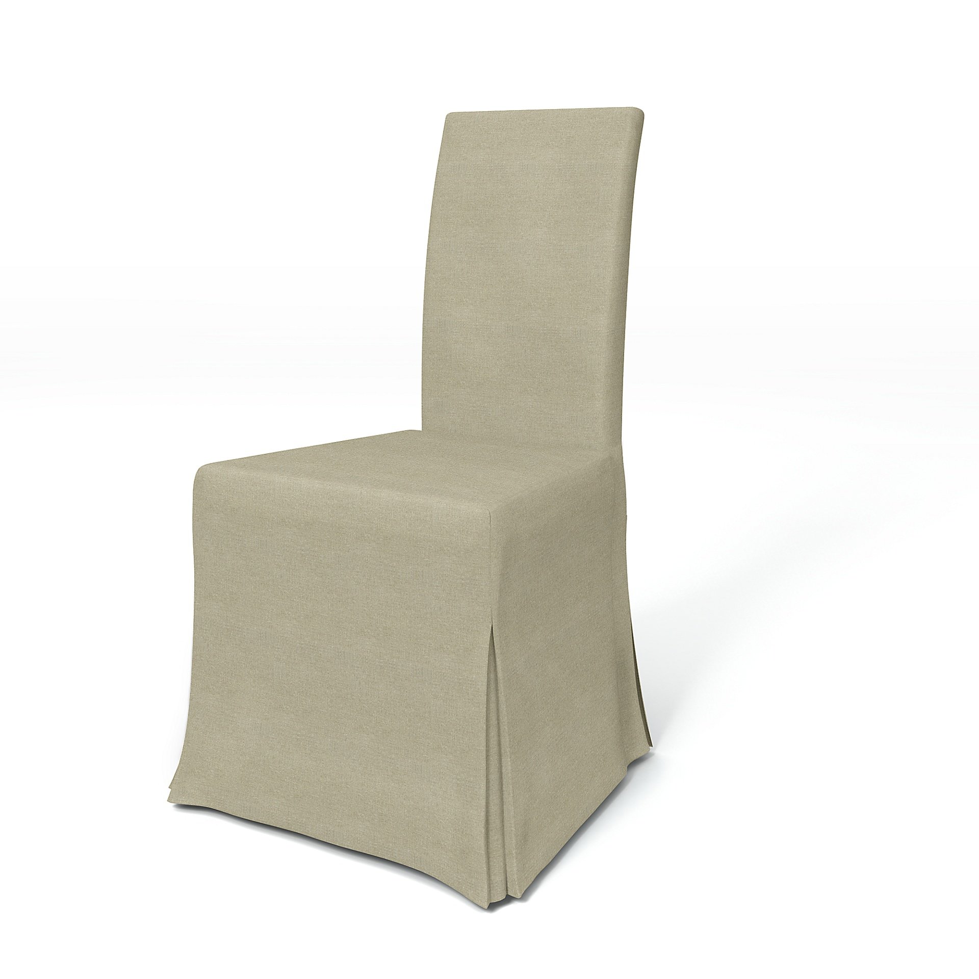IKEA - Harry Dining Chair Cover, Pebble, Linen - Bemz