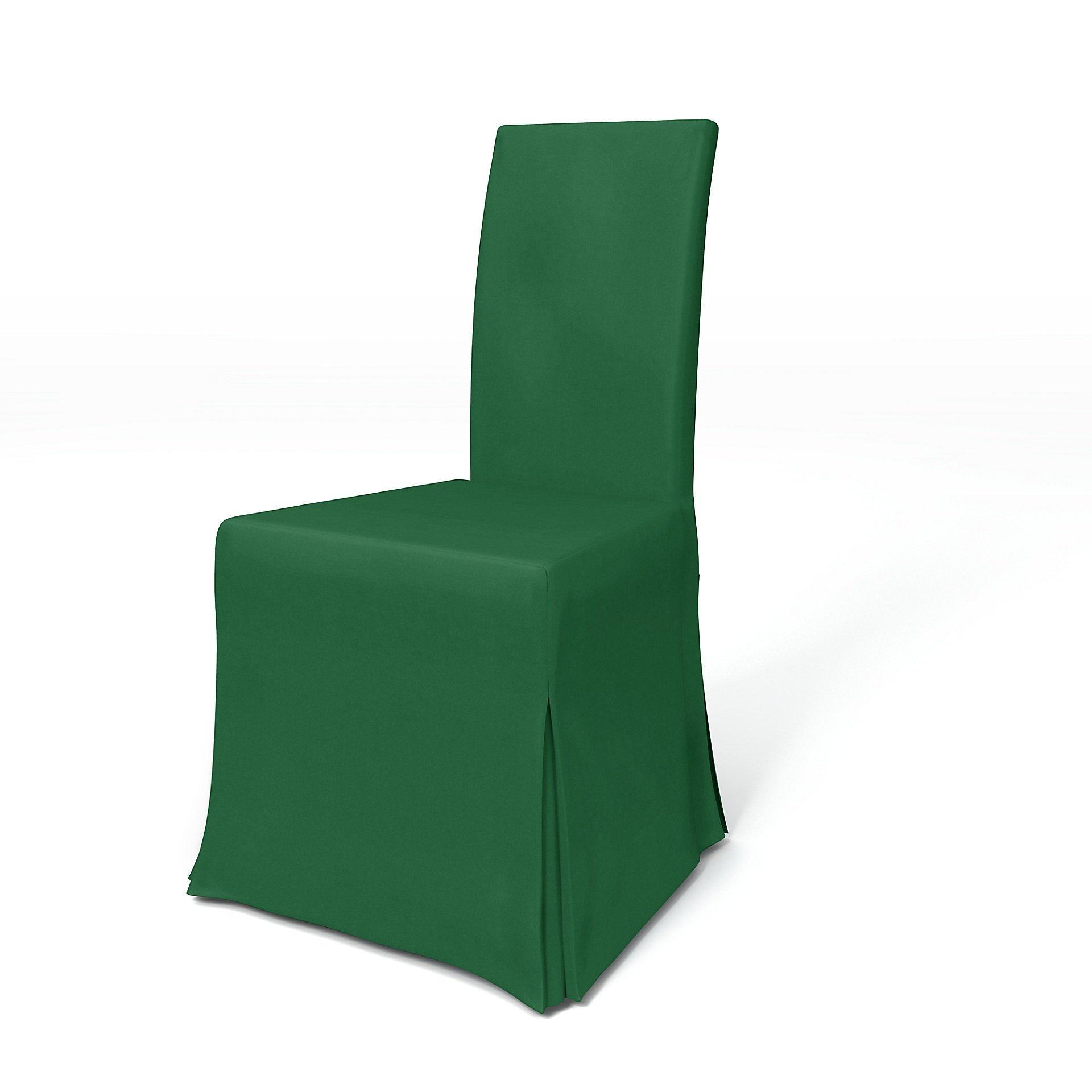 IKEA - Harry Dining Chair Cover, Abundant Green, Velvet - Bemz