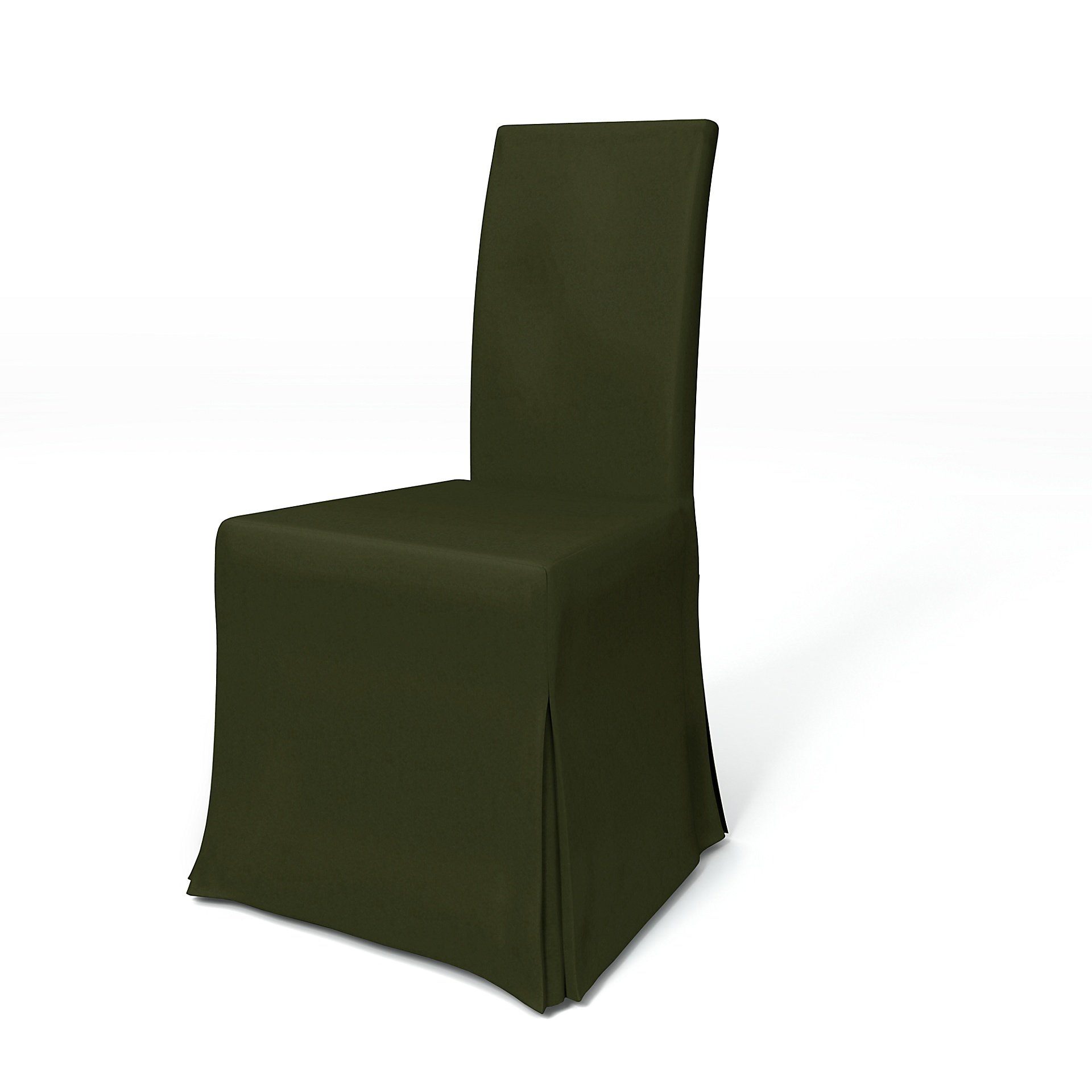 IKEA - Harry Dining Chair Cover, Moss, Velvet - Bemz