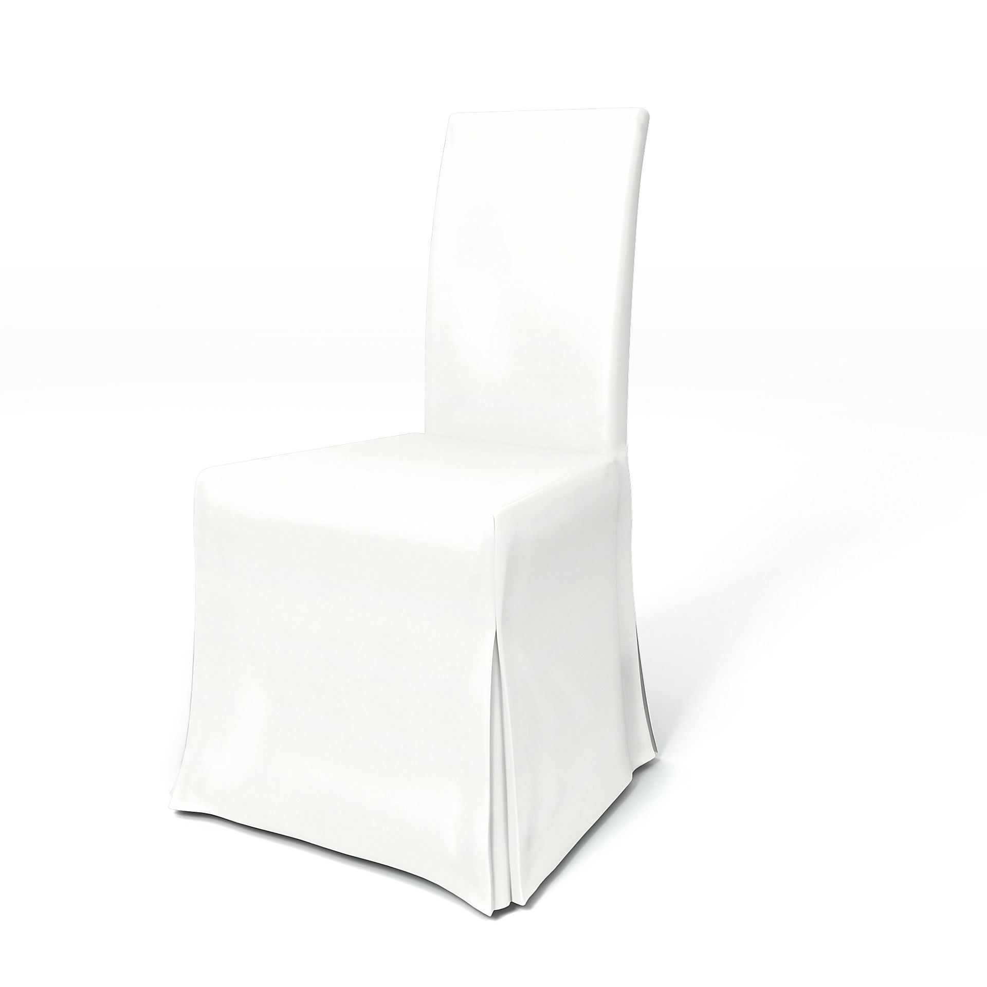 IKEA - Harry Dining Chair Cover, Absolute White, Linen - Bemz