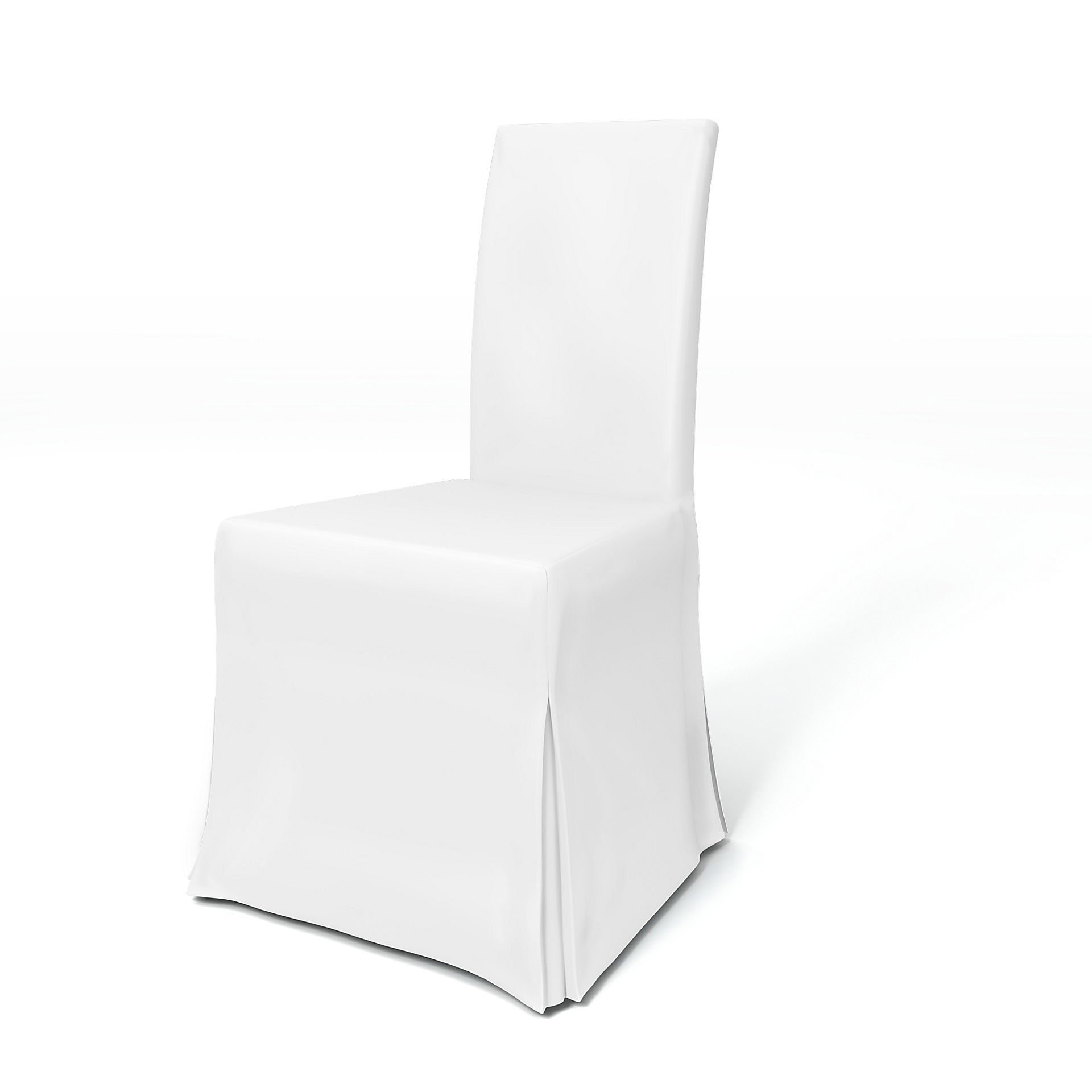 IKEA - Harry Dining Chair Cover, Absolute White, Linen - Bemz