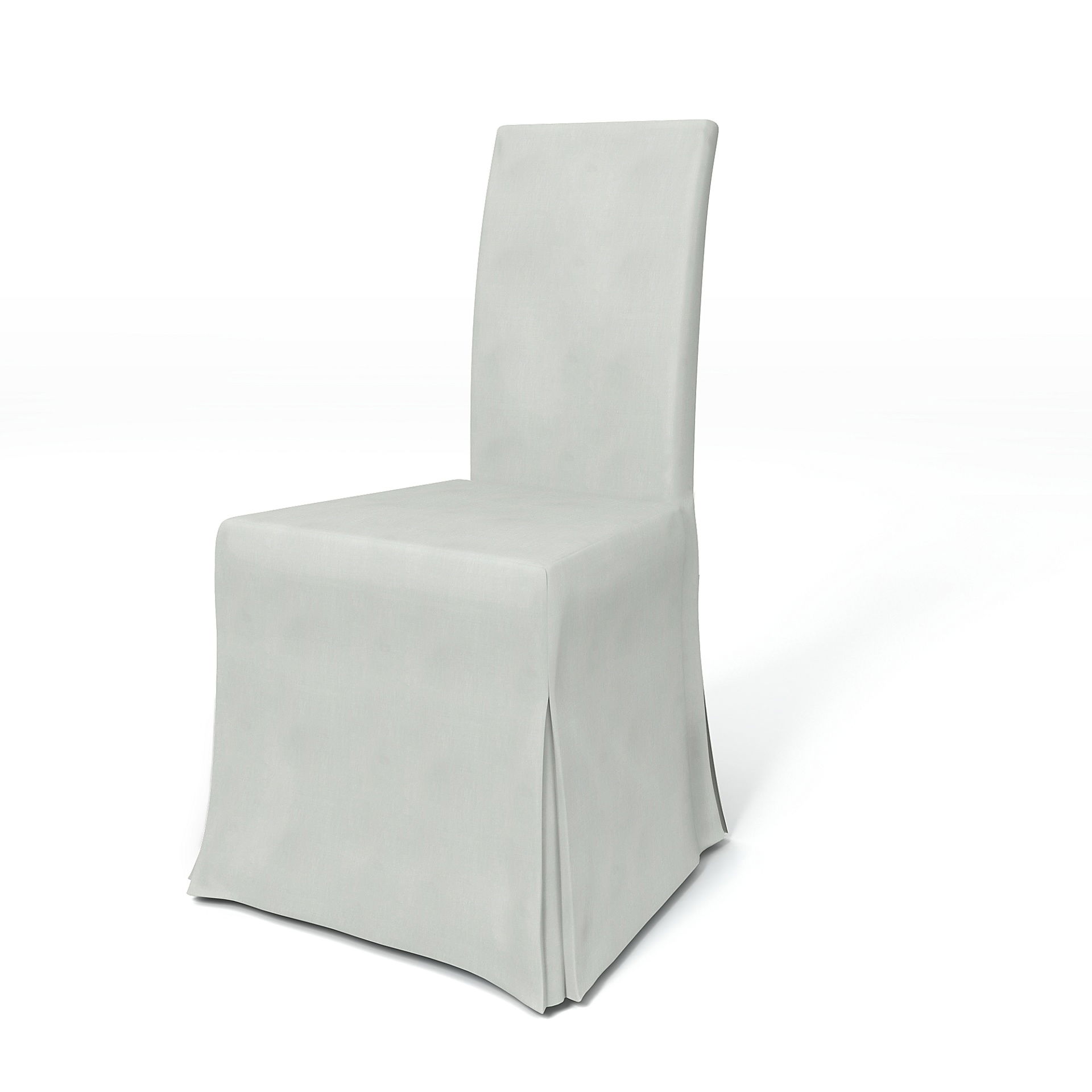 IKEA - Harry Dining Chair Cover, Silver Grey, Linen - Bemz