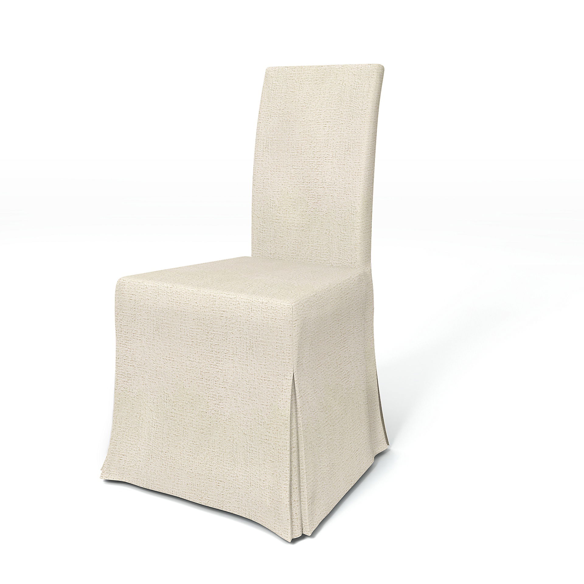 IKEA - Harry Dining Chair Cover, Ecru, Bouclé & Texture - Bemz