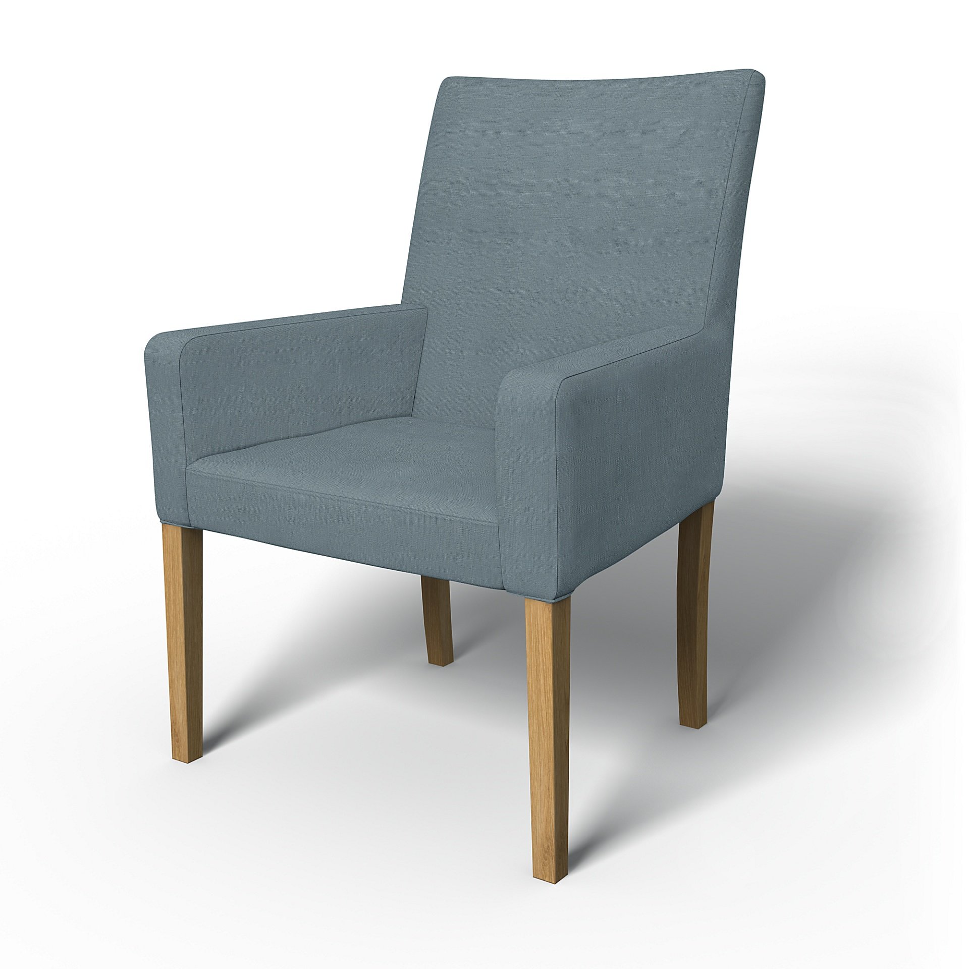 IKEA - Henriksdal, Chair cover w/ armrests, short, Dusk, Linen - Bemz