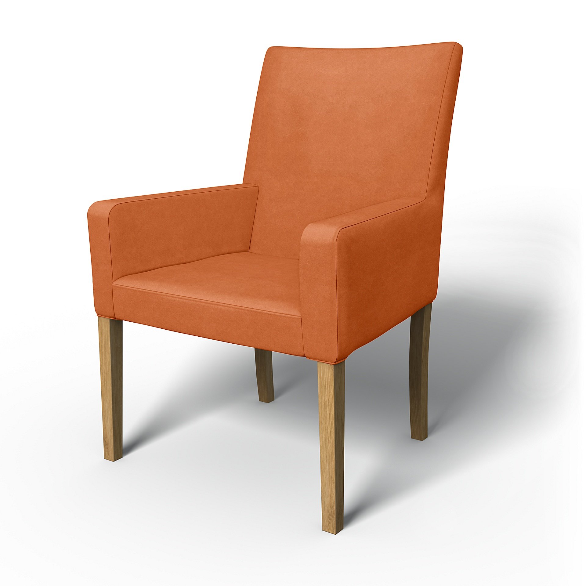 IKEA - Henriksdal, Chair cover w/ armrests, short, Rust, Outdoor - Bemz
