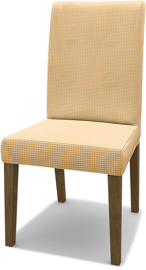 IKEA - Överdrag till Henriksdal stol (standard modell), Sun Yellow, Bomull - Bemz