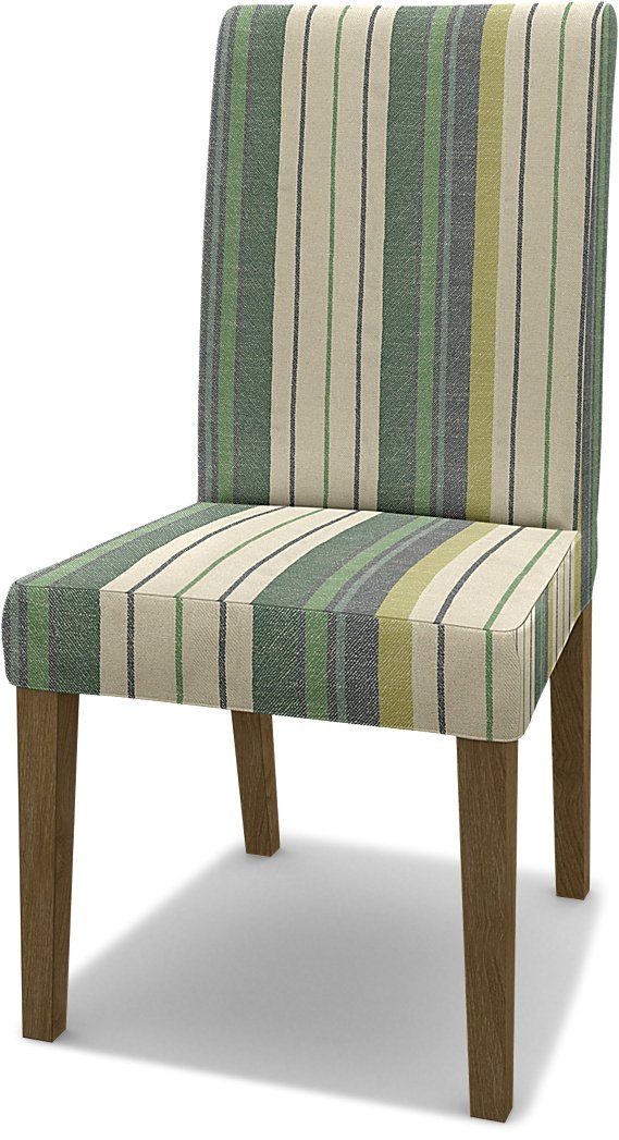 IKEA - Överdrag till Henriksdal stol (standard modell), Forest Glade, Bomull - Bemz