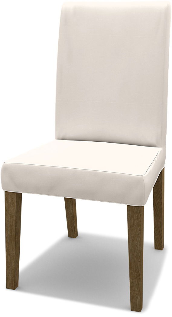 IKEA - Överdrag till Henriksdal stol (standard modell), Soft White, Bomull - Bemz