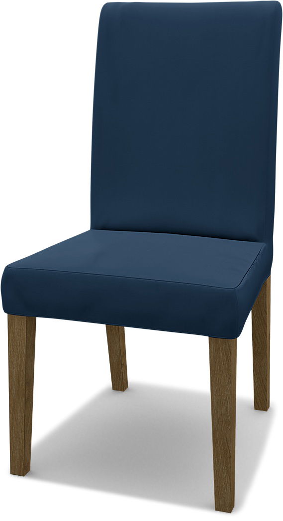 IKEA - Överdrag till Henriksdal stol (standard modell), Deep Navy Blue, Bomull - Bemz