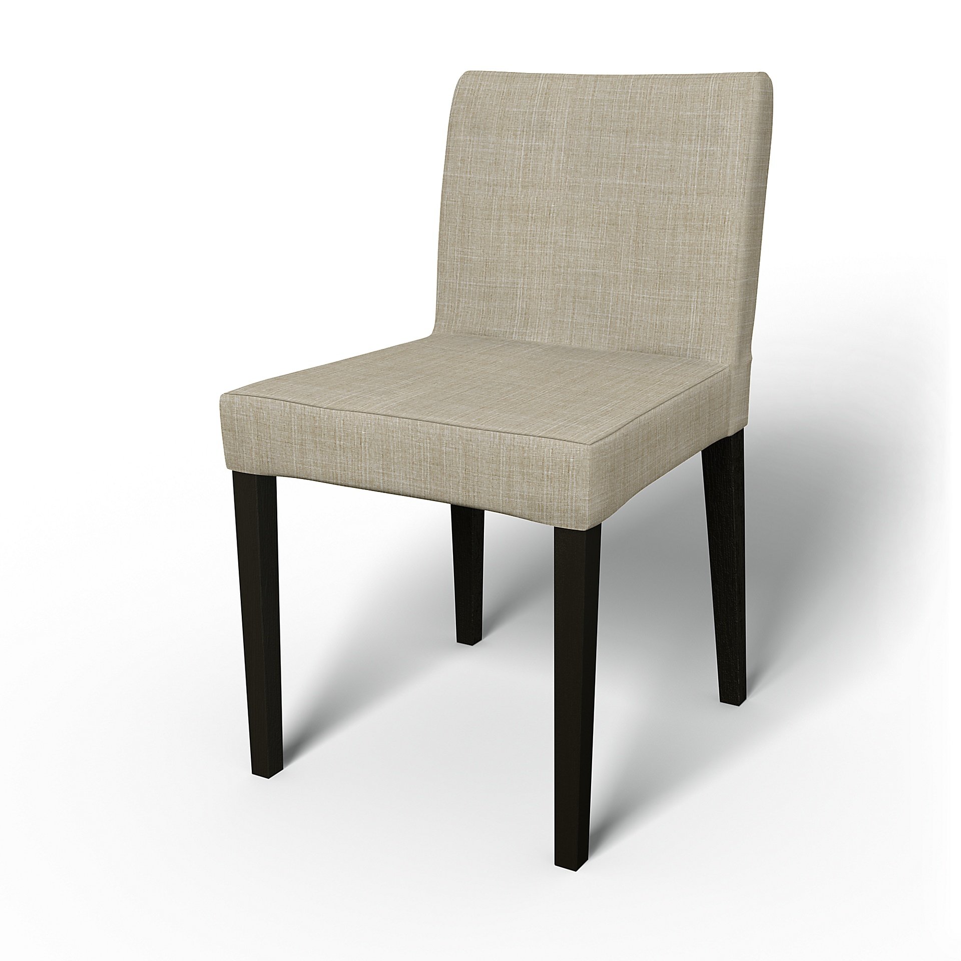 IKEA - Henrik Dining Chair Cover, Sand Beige, Boucle & Texture - Bemz