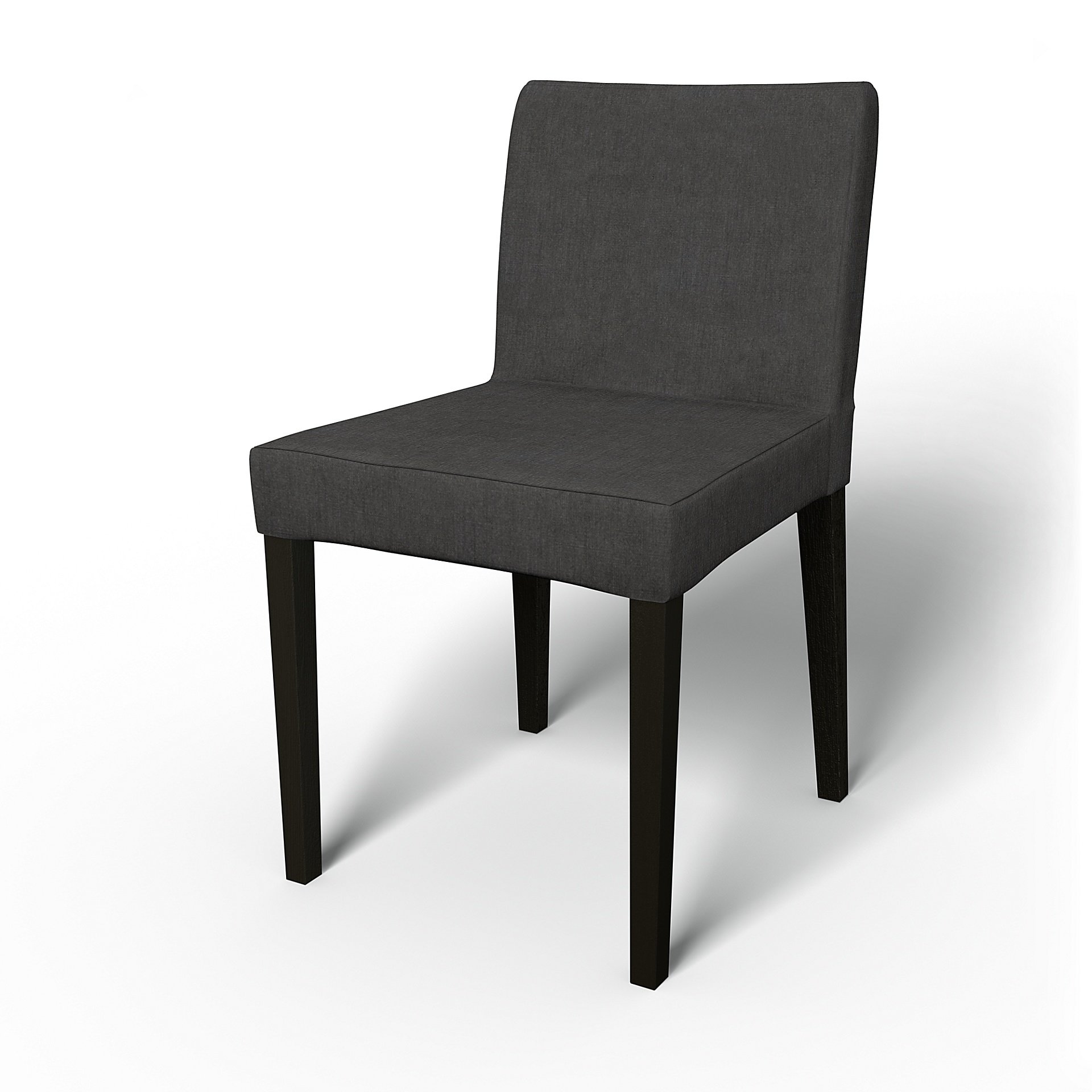 IKEA - Henrik Dining Chair Cover, Espresso, Linen - Bemz