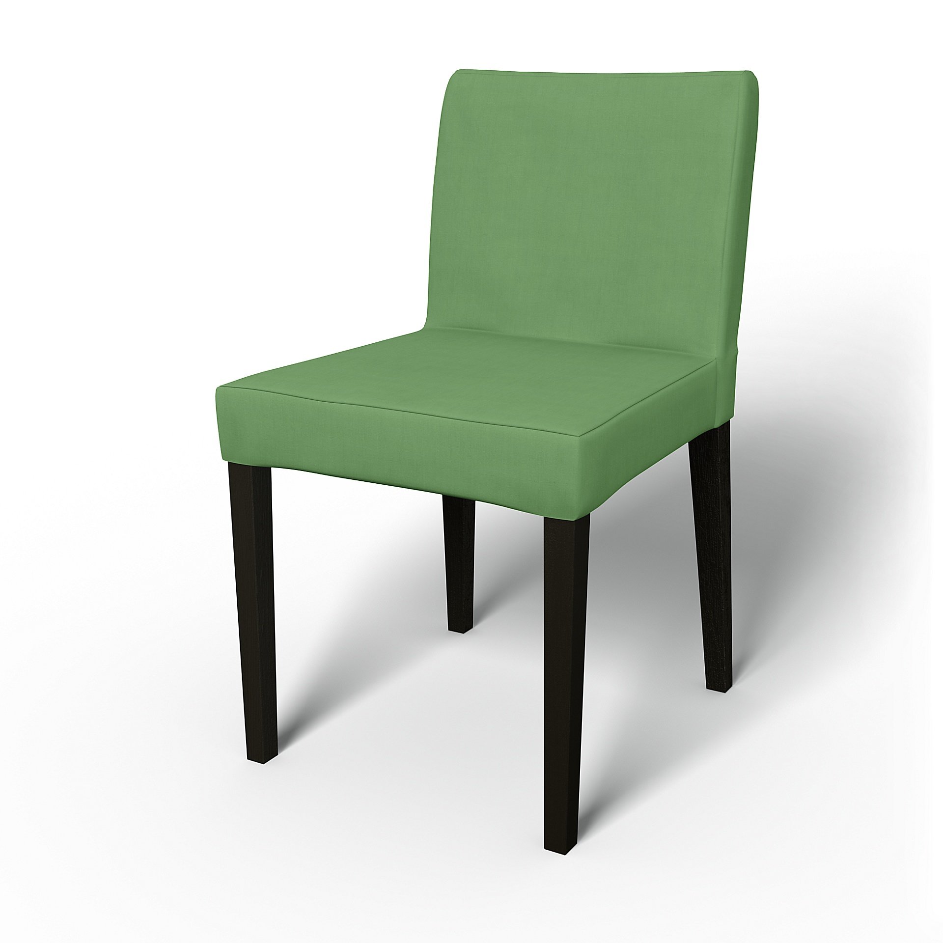 IKEA - Henrik Dining Chair Cover, Apple Green, Linen - Bemz