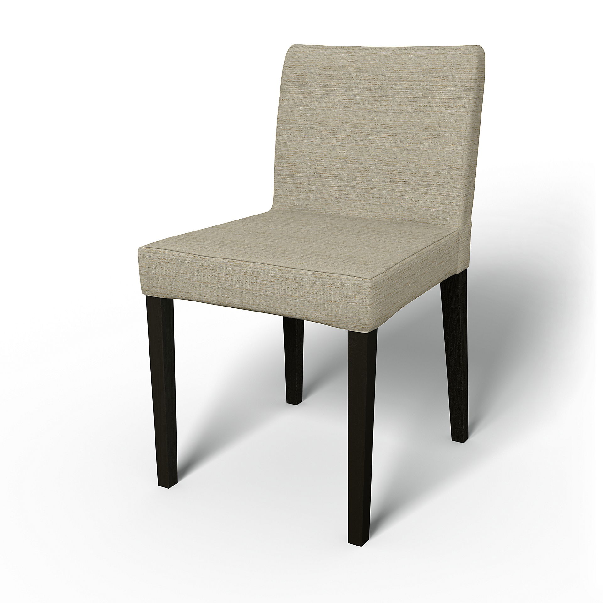 IKEA - Henrik Dining Chair Cover, Light Sand, Bouclé & Texture - Bemz