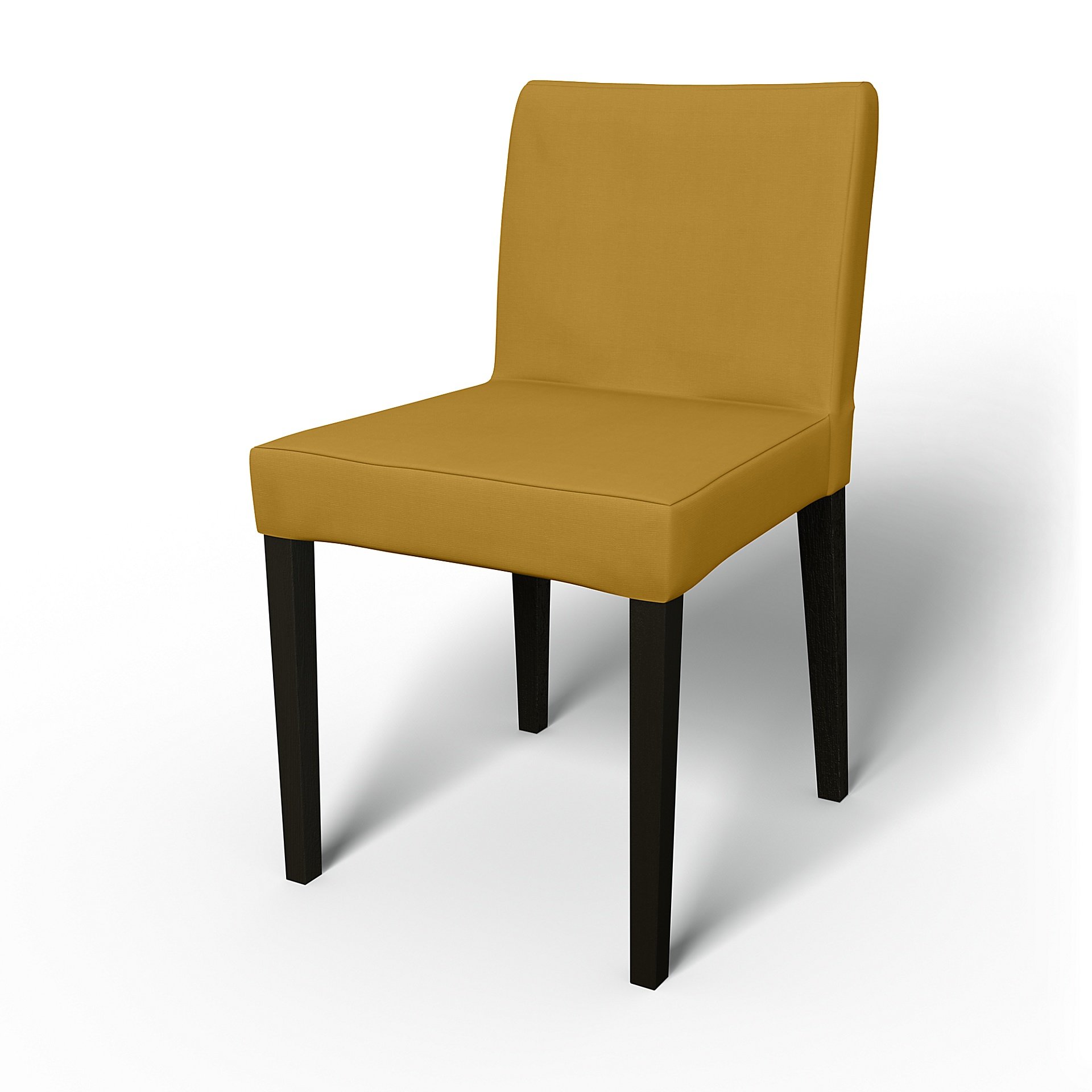 IKEA - Henrik Dining Chair Cover, Honey Mustard, Cotton - Bemz
