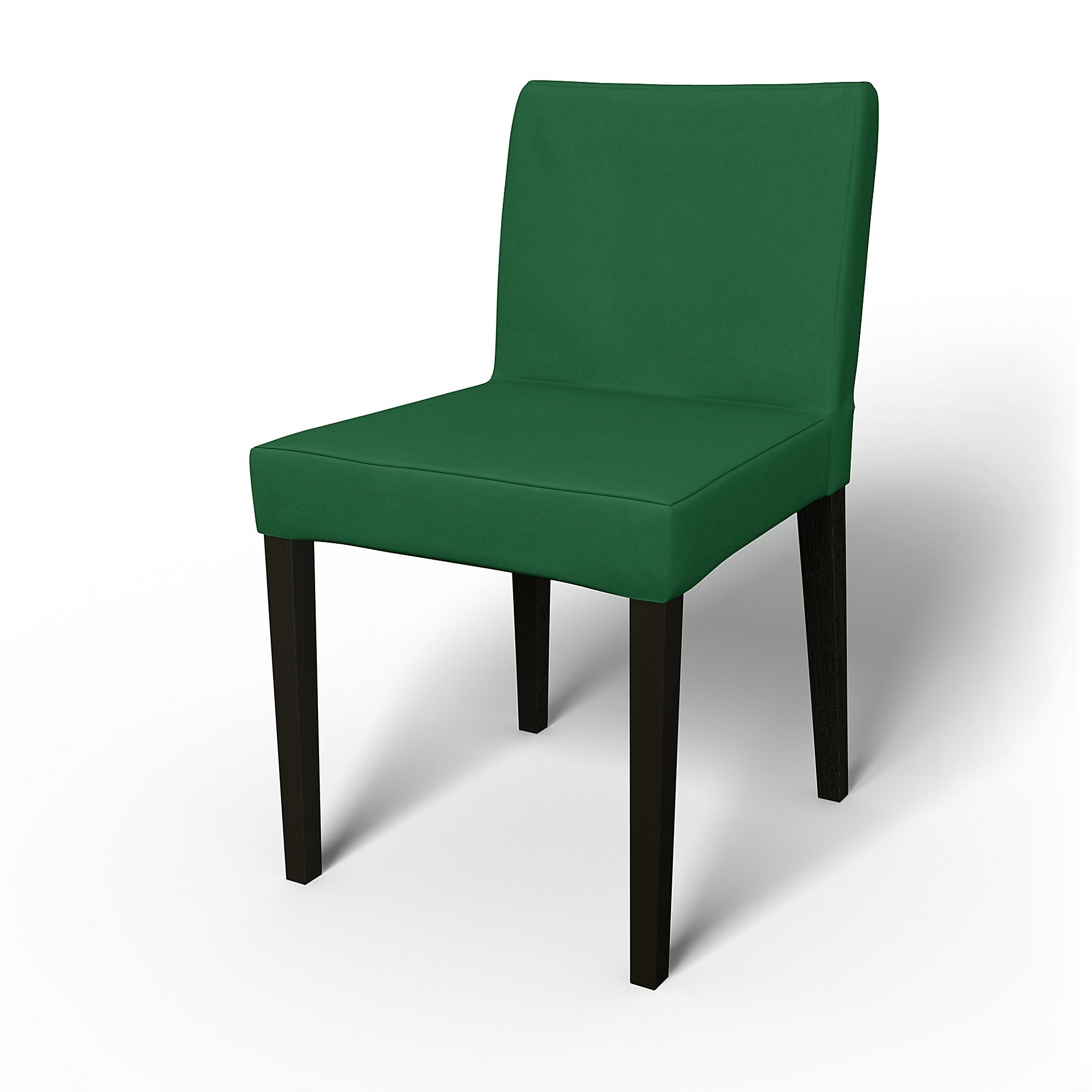 IKEA - Henrik Dining Chair Cover, Abundant Green, Velvet - Bemz