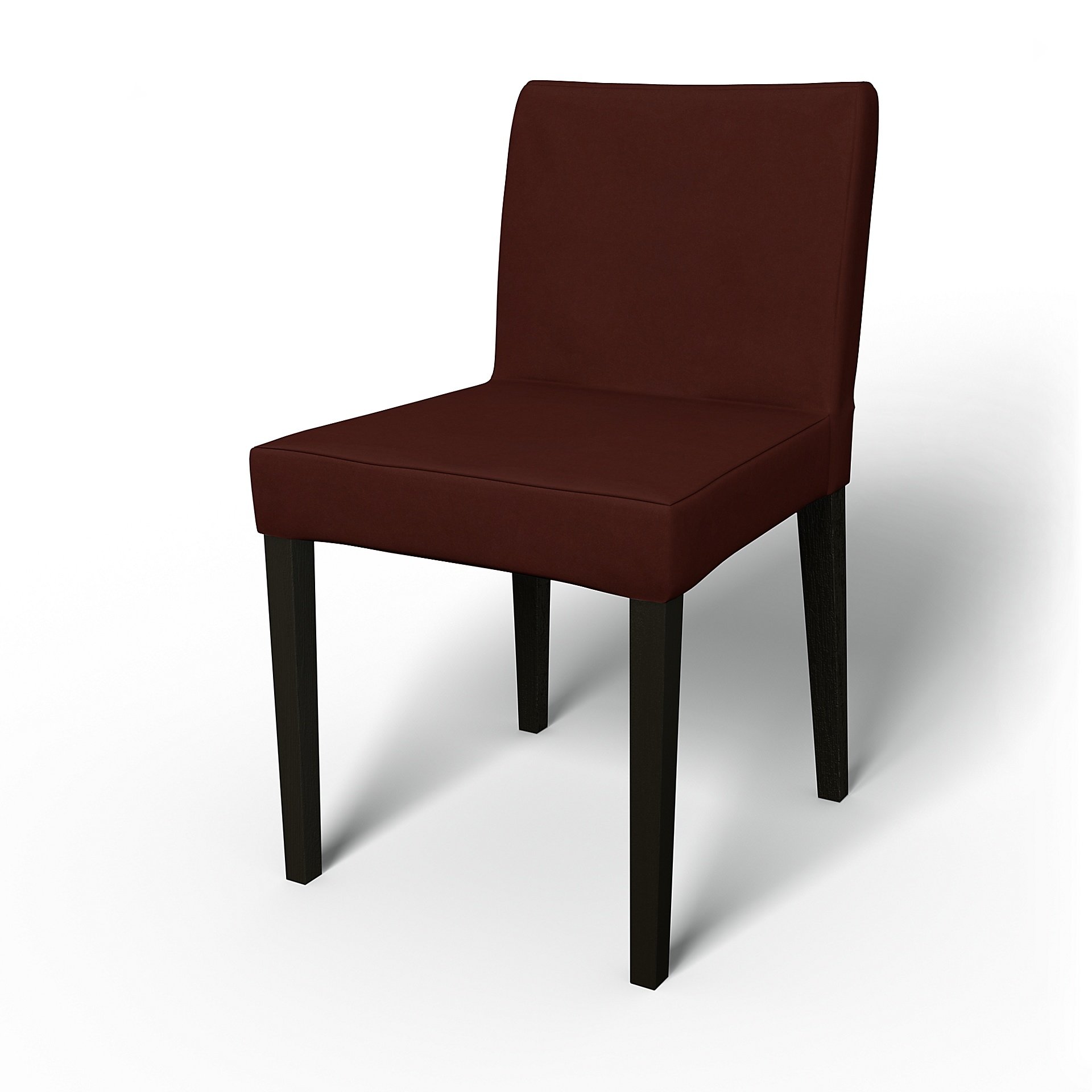 IKEA - Henrik Dining Chair Cover, Ground Coffee, Velvet - Bemz