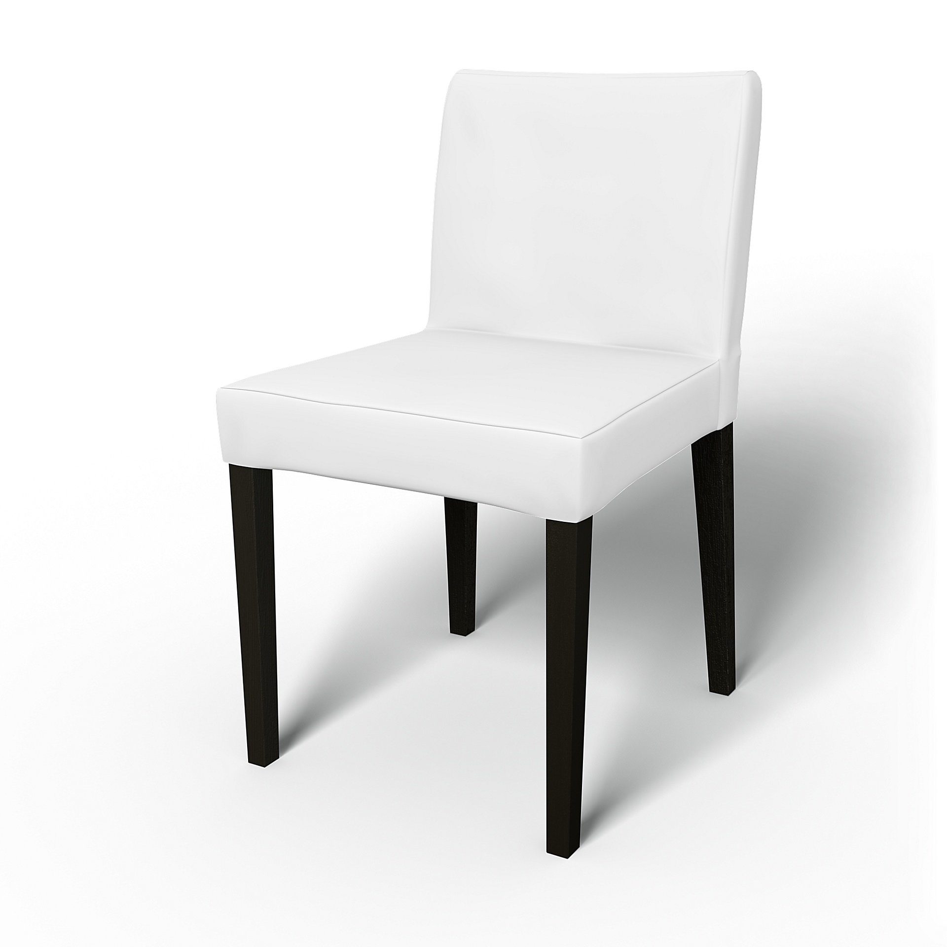 IKEA - Henrik Dining Chair Cover, Absolute White, Linen - Bemz