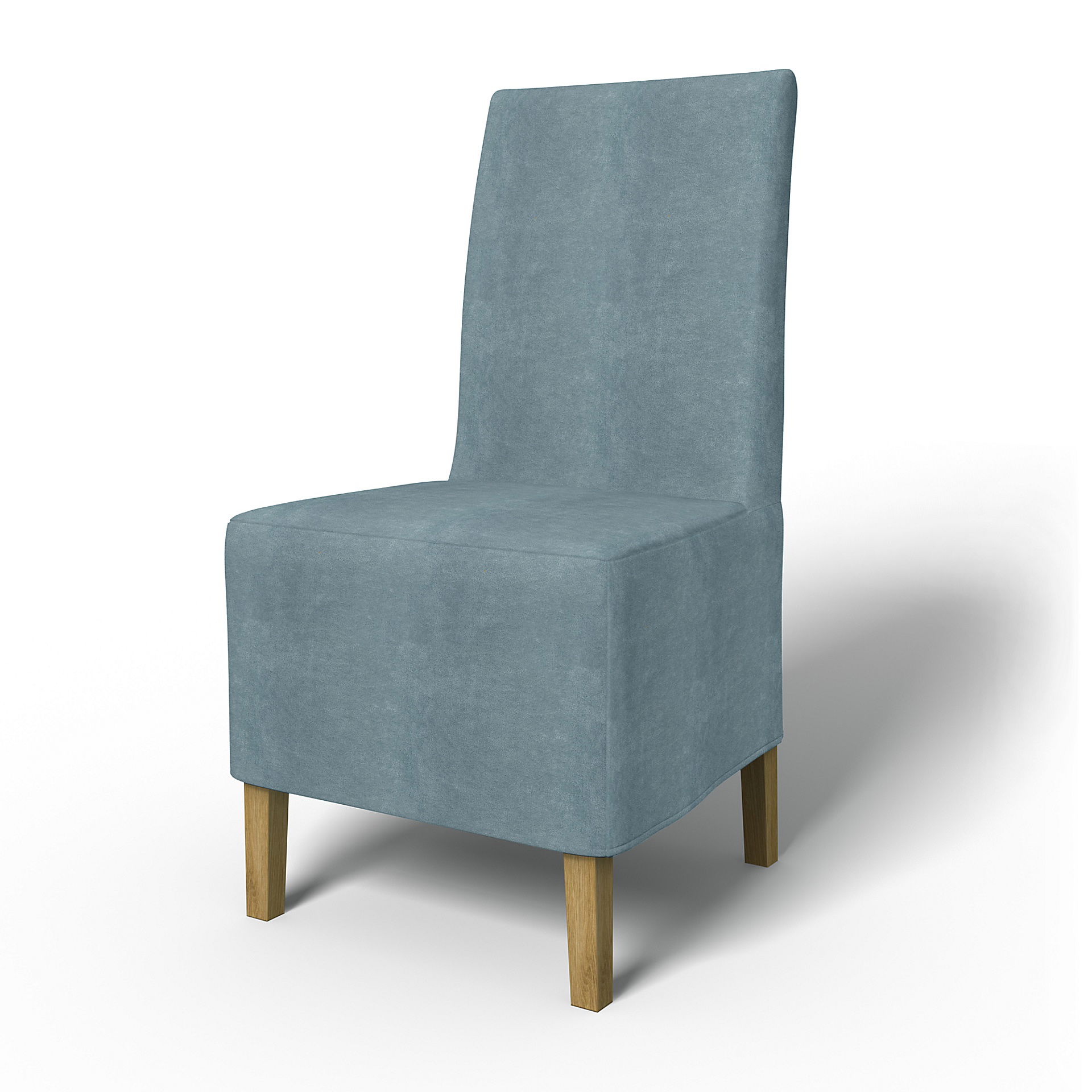 IKEA - Henriksdal Dining Chair Cover Medium skirt (Standard model), Air Blue, BEMZ NATURE'S PALETTE COLLECTION - Bemz