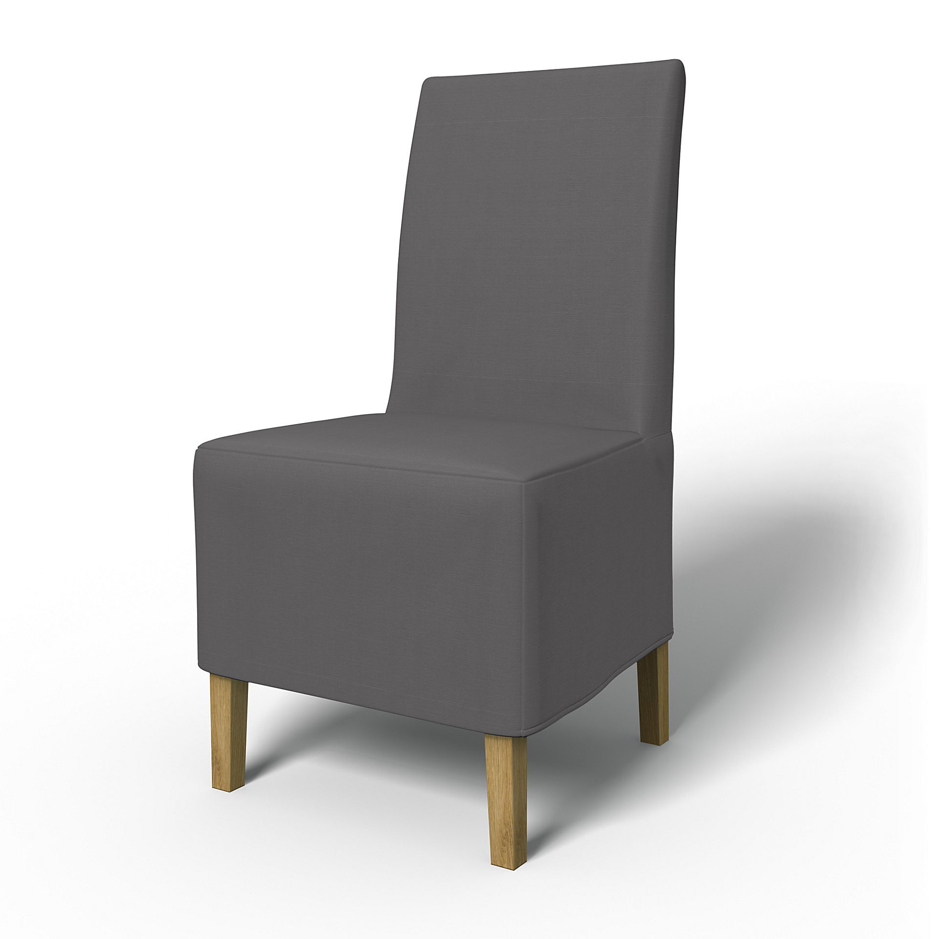 IKEA - Överdrag till Henriksdal stol Medellång kappa (standard modell), Smoked Pearl, Bomull - Bemz