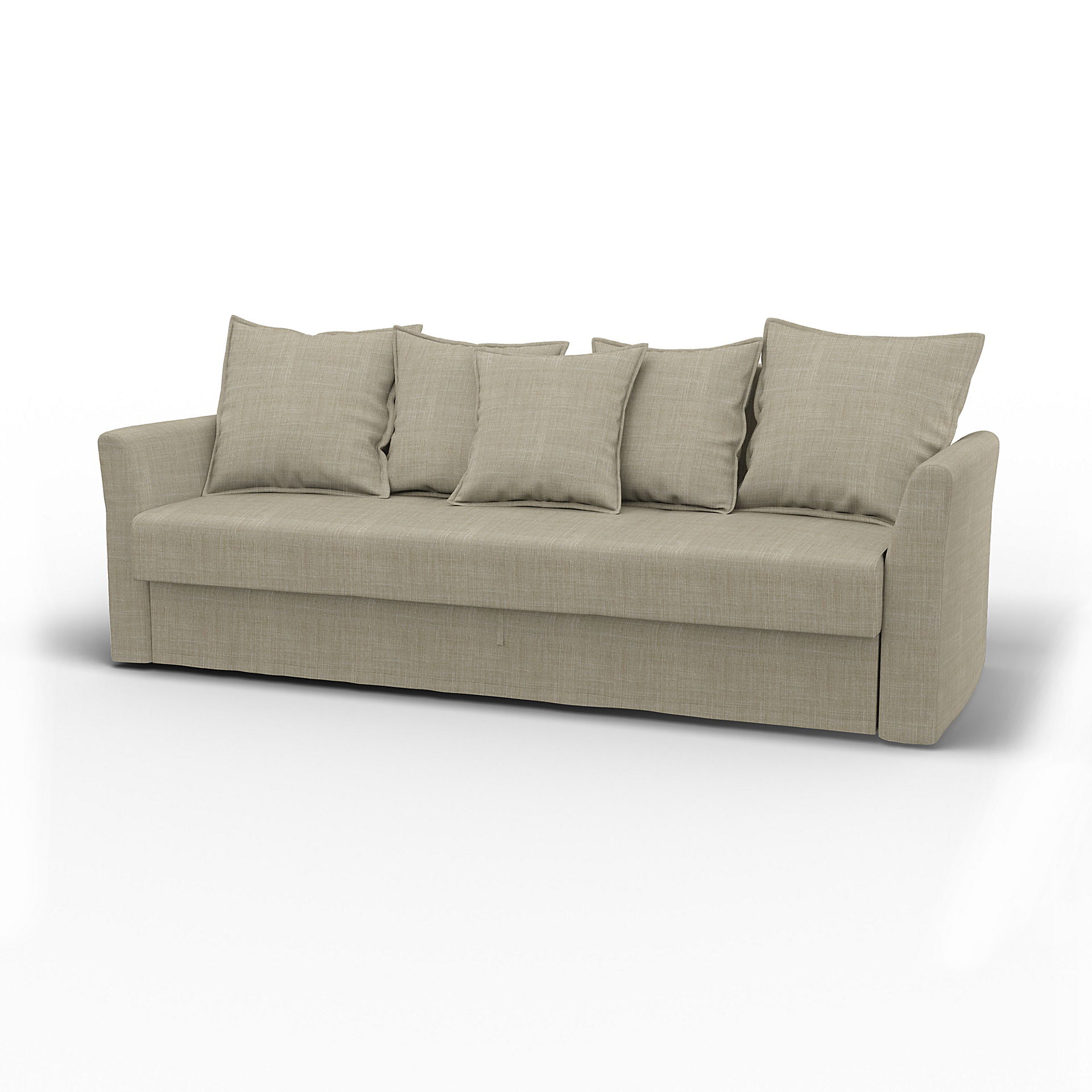 IKEA - Holmsund Sofabed, Sand Beige, Boucle & Texture - Bemz