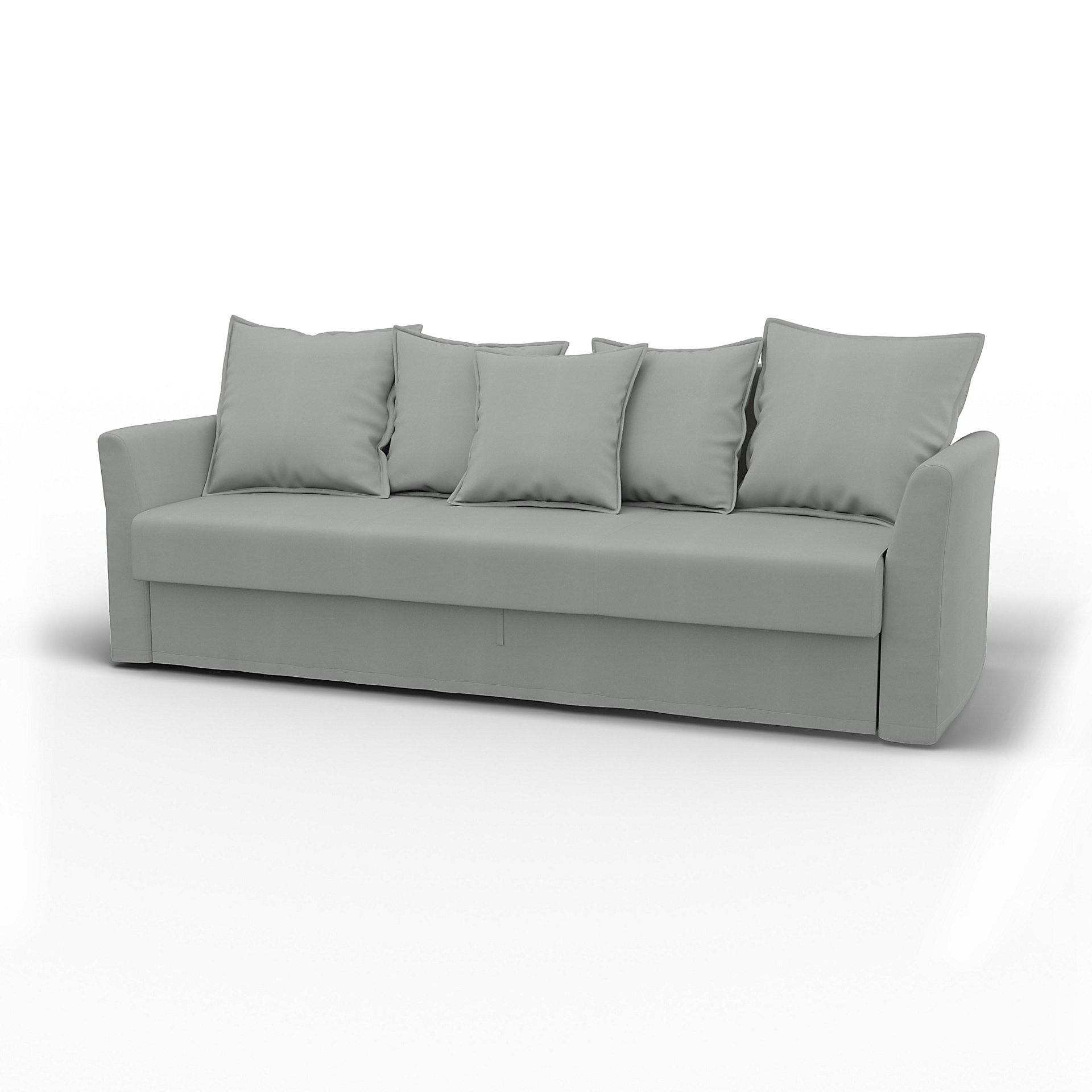 IKEA - Holmsund Sofabed, Silver Grey, Cotton - Bemz