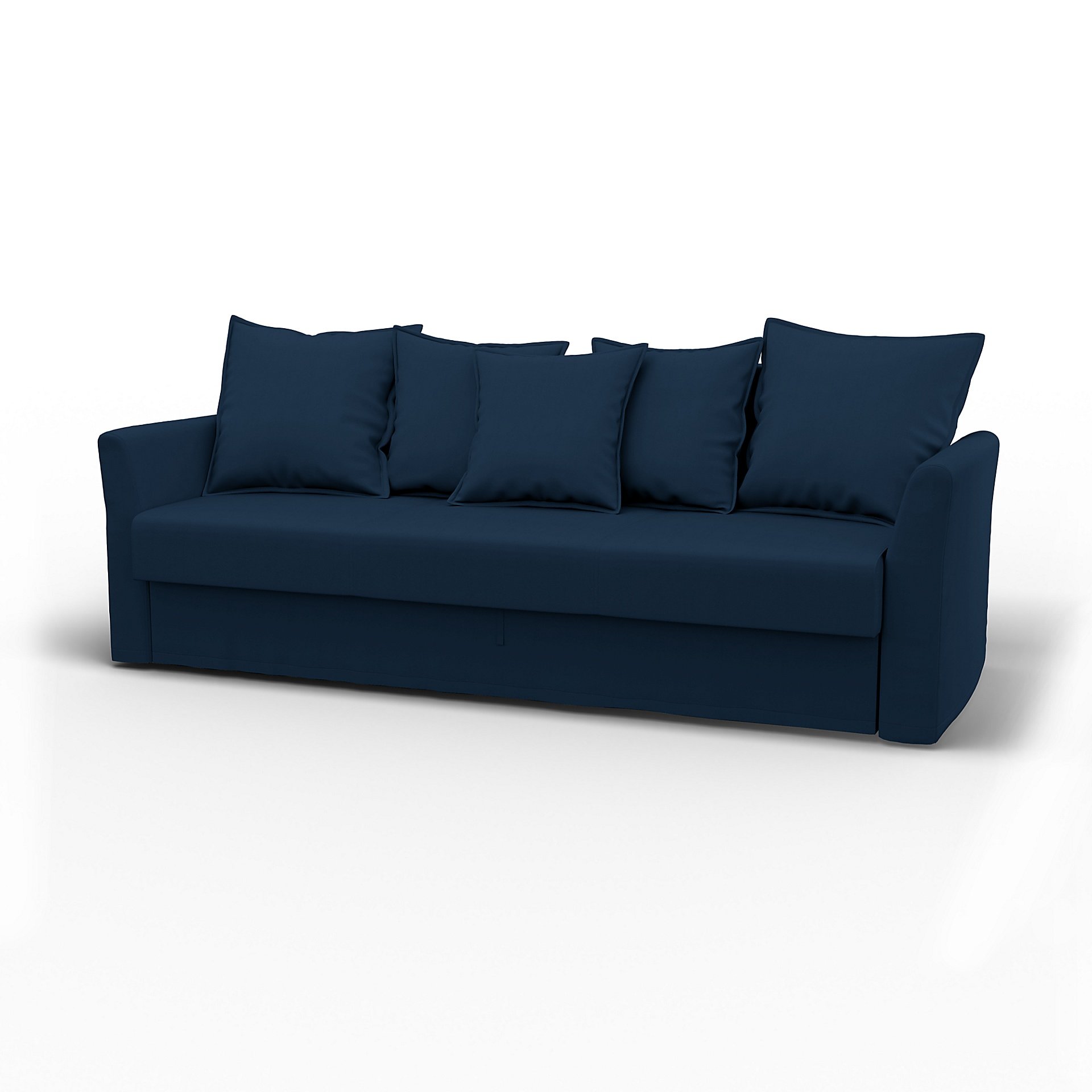 IKEA - Holmsund Sofabed, Deep Navy Blue, Cotton - Bemz