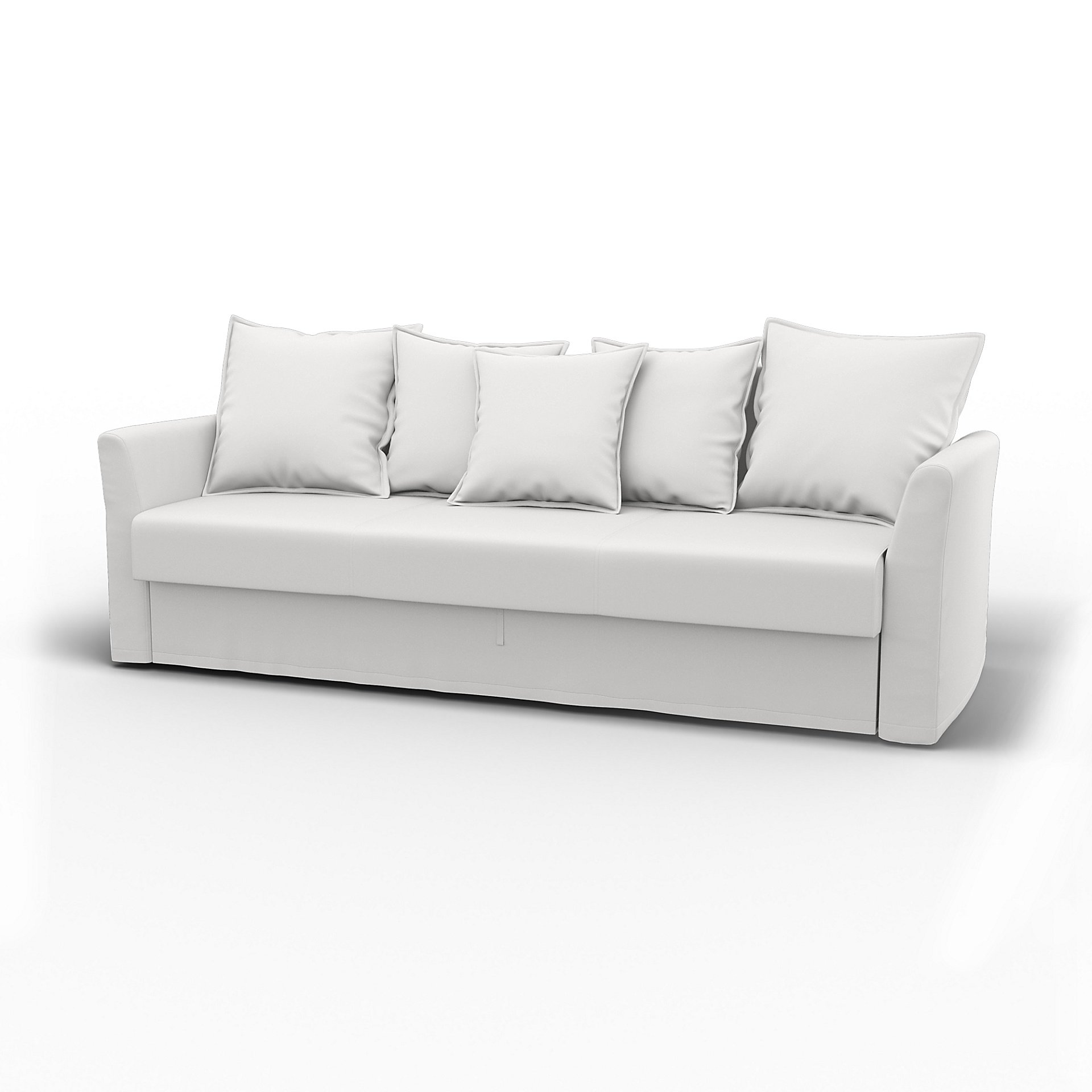 IKEA - Holmsund Sofabed, Absolute White, Cotton - Bemz