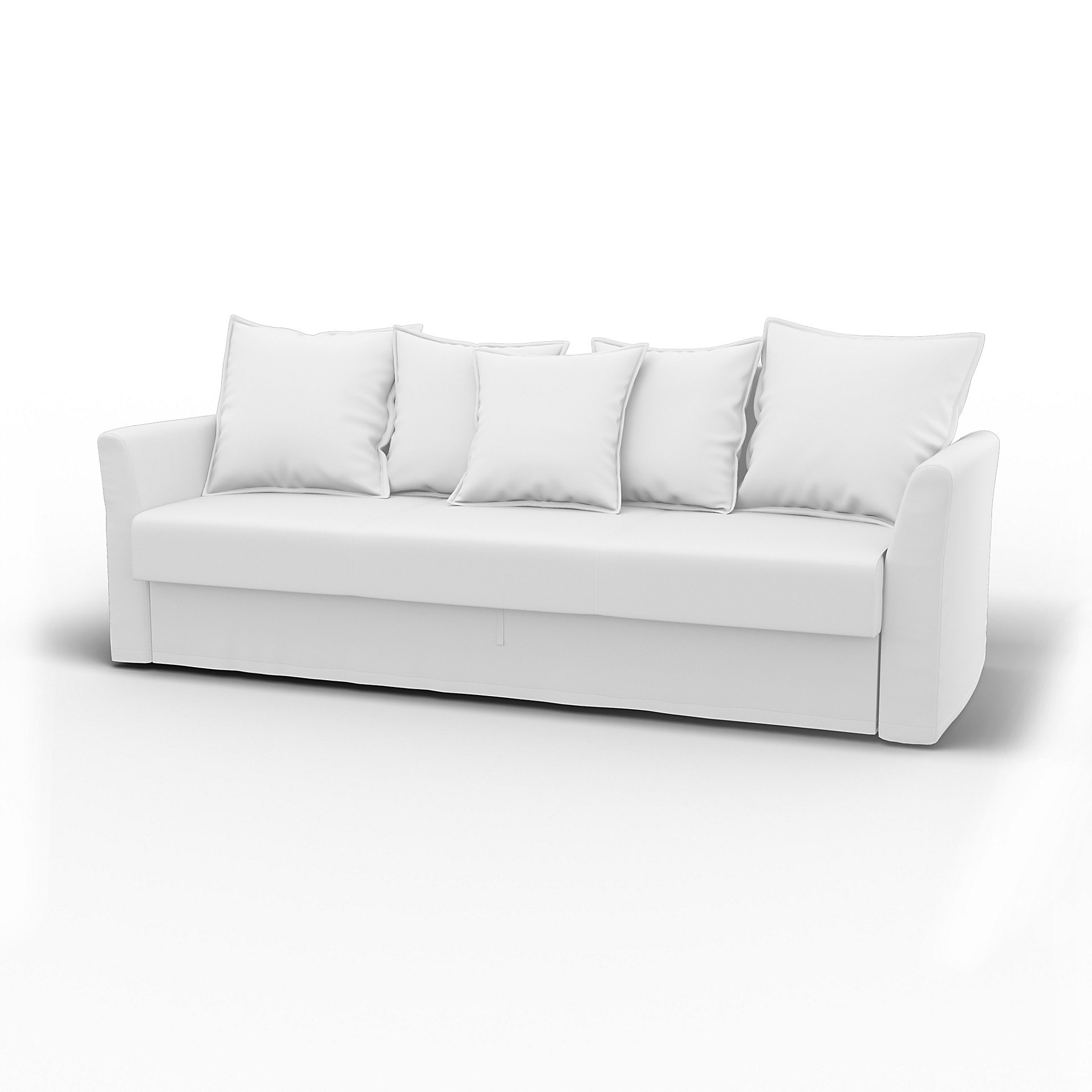 IKEA - Holmsund Sofabed, Absolute White, Linen - Bemz