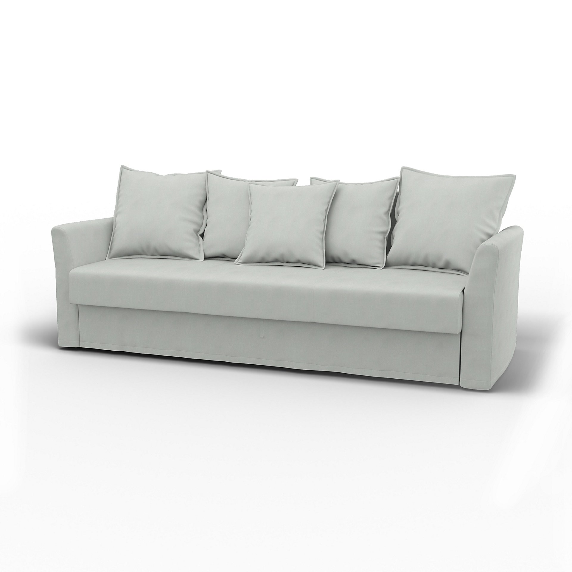 IKEA - Holmsund Sofabed, Silver Grey, Linen - Bemz