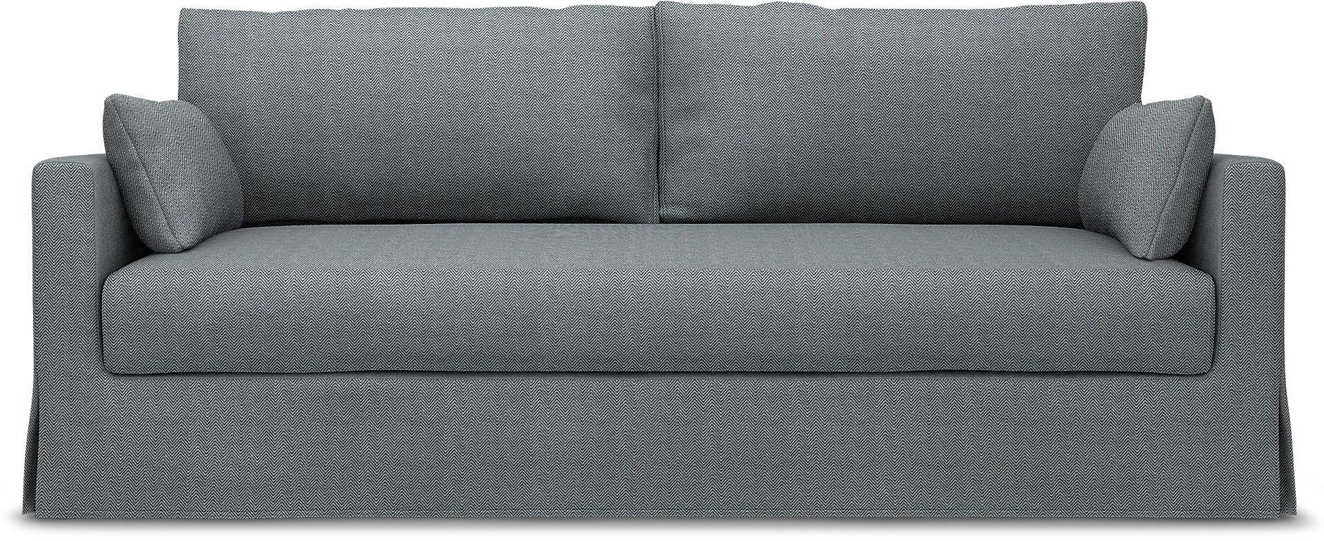 IKEA - Överdrag till Hyltarp 3-sitssoffa, Denim, Bomull - Bemz