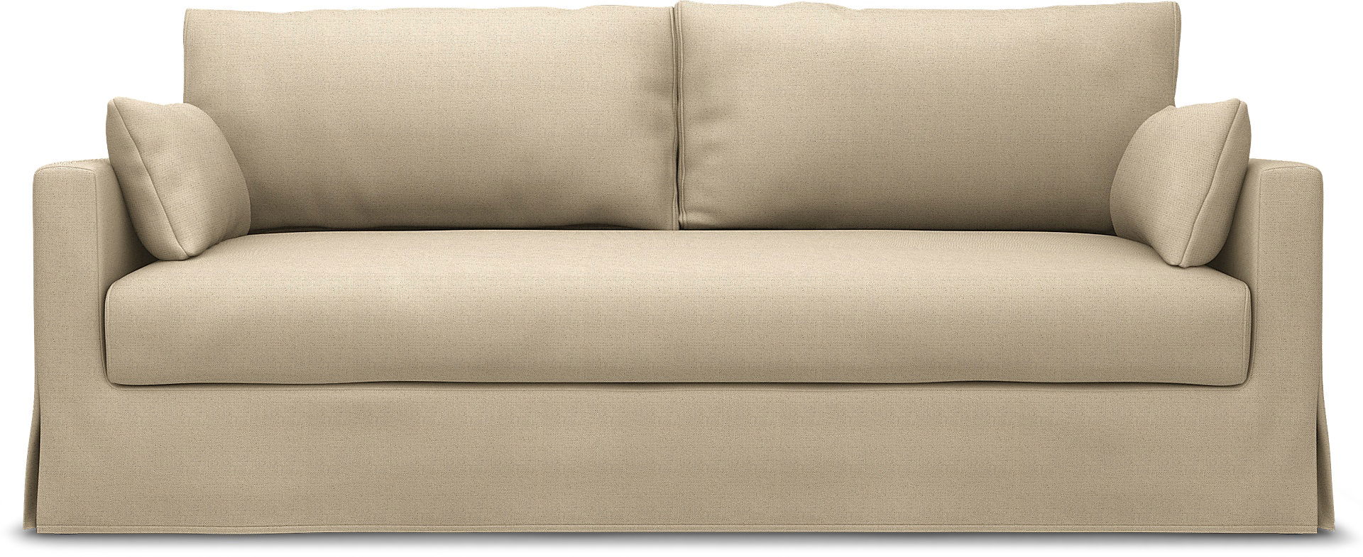 IKEA - Överdrag till Hyltarp 3-sitssoffa, Unbleached, Linne - Bemz