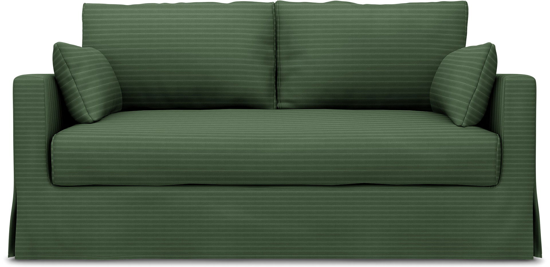 IKEA - Hyltarp 2-seater sofa cover, Palm Green, Corduroy - Bemz